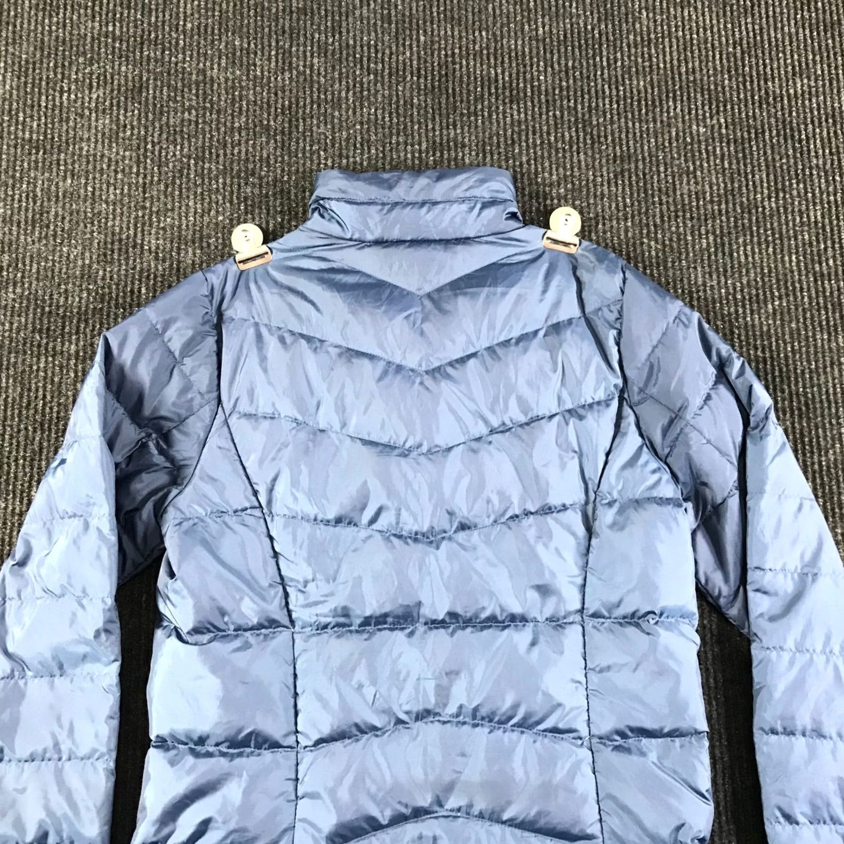 Eddie Bauer Eddie Bauer EB650 Down Puffer Jacket Blue Quilted Full Zip Womens Small Size S / US 4 / IT 40 - 5 Thumbnail