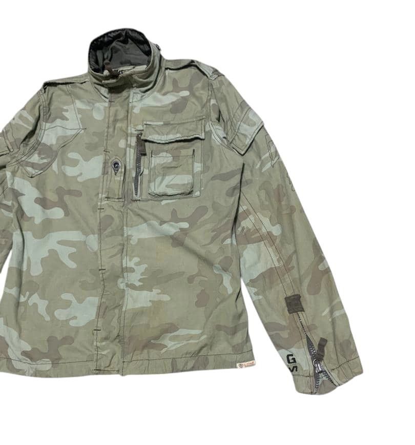 G-Star Vintage G Star Raw Camo Jacket Nice Design Size US L / EU 52-54 / 3 - 3 Thumbnail