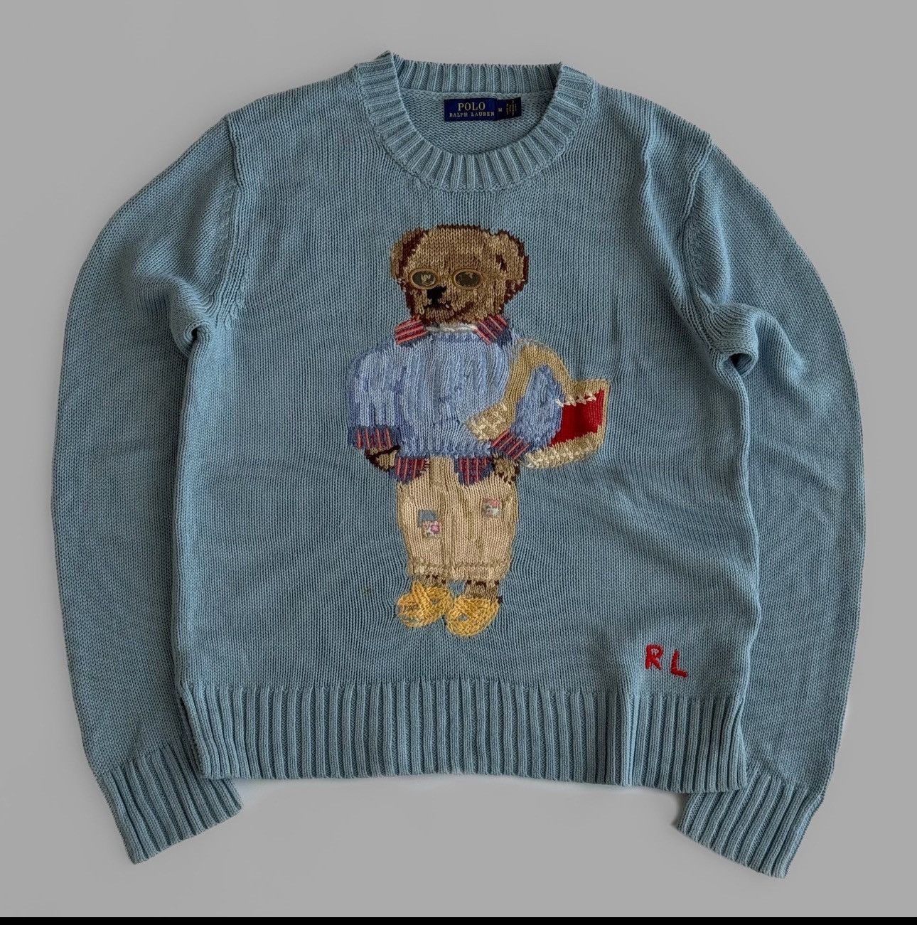 Polo Ralph Lauren Ralph Lauren Bear Knit - Medium Size M / US 6-8 / IT 42-44 - 1 Thumbnail