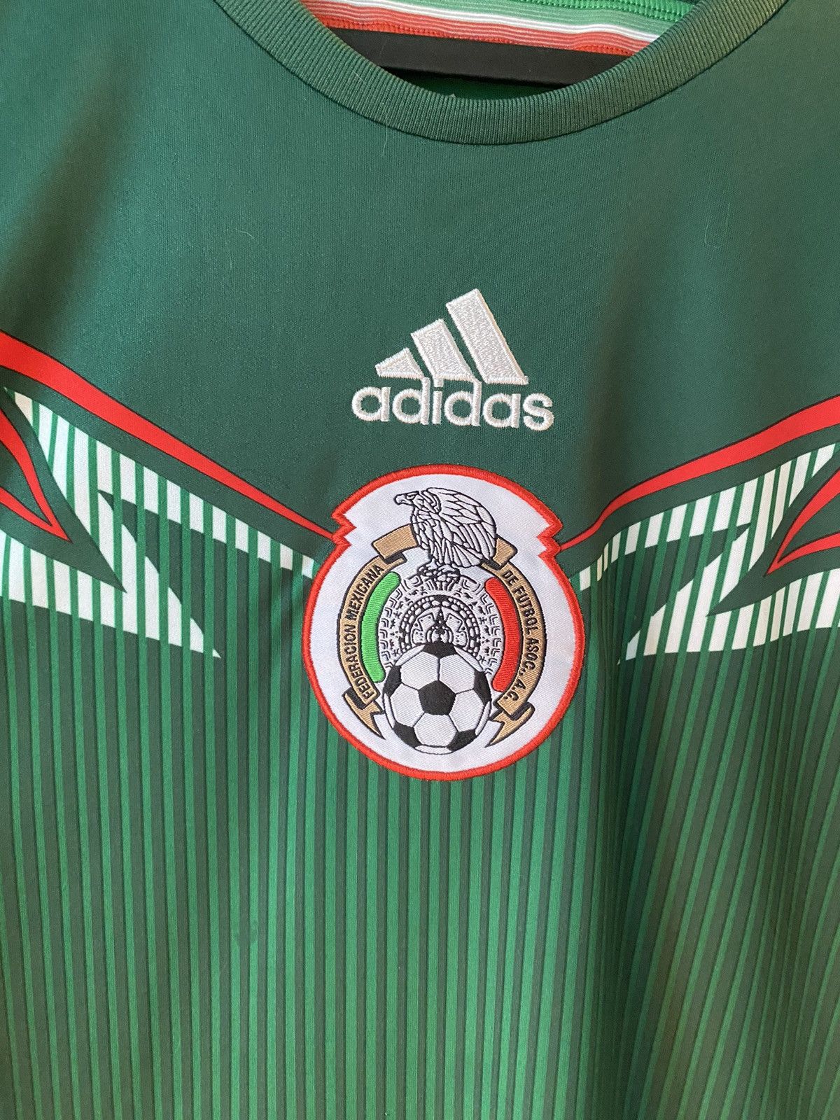 Adidas Mexico 2014 World Cup Jersey Size US L / EU 52-54 / 3 - 2 Thumbnail