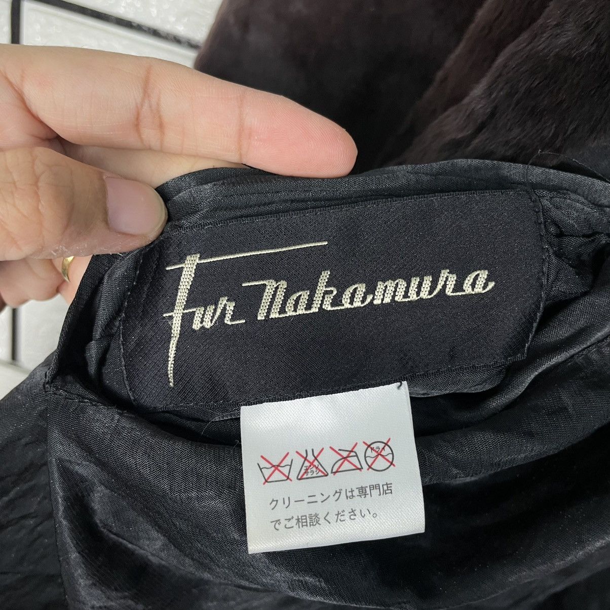 Japanese Brand Fur Nakamura Texture Colar Fur Jacket Size S / US 4 / IT 40 - 17 Thumbnail