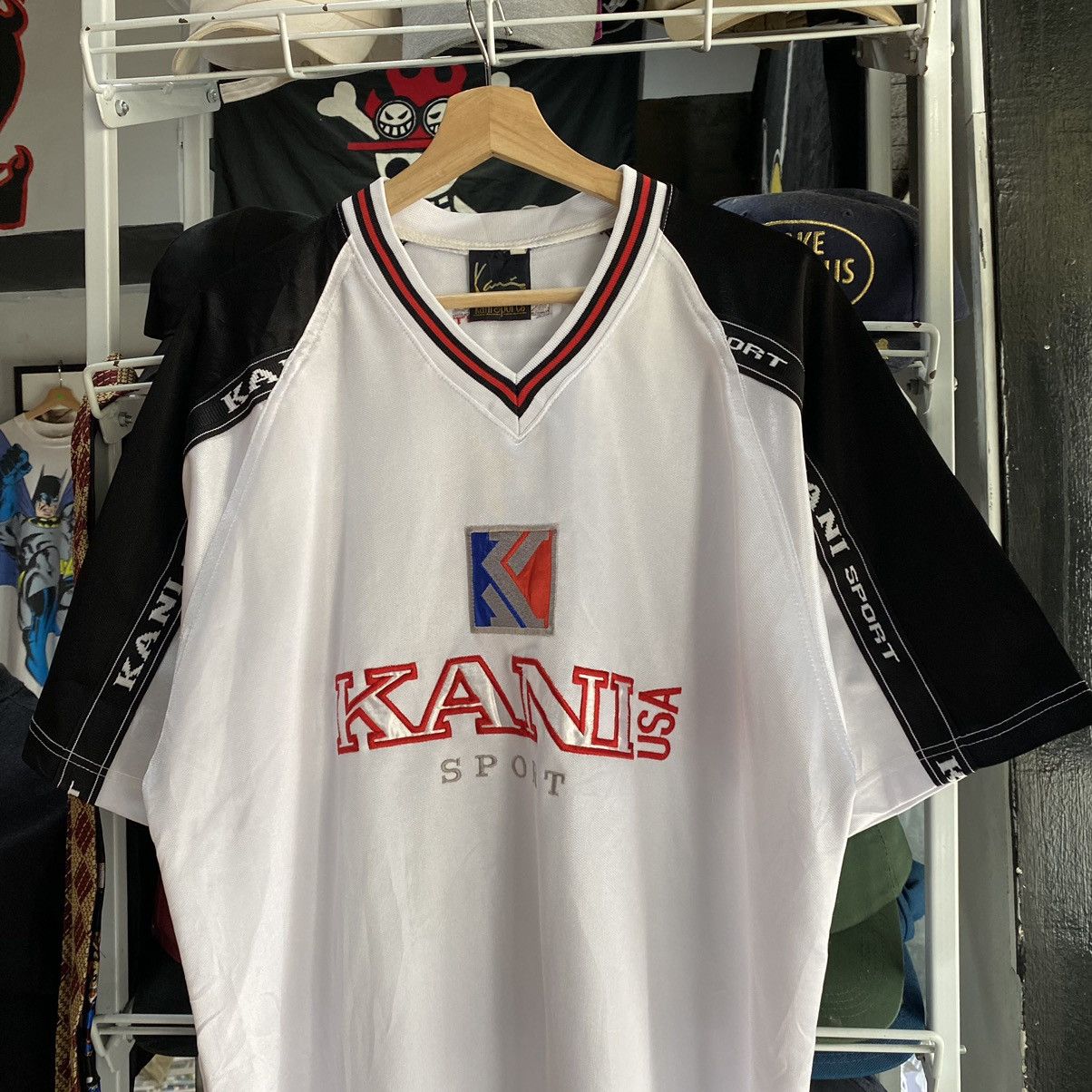 Karl Kani Vintage Karl Kani Jersey Big Logo Size US XL / EU 56 / 4 - 3 Thumbnail