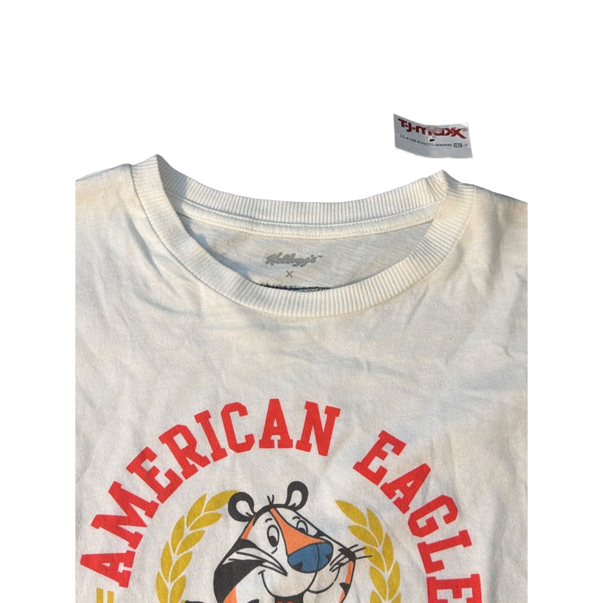 American Eagle Outfitters Kelloggs X American Eagle Year Of Tiger Tony Long Sleeve Shi Size XXS / US 00 / IT 34 - 3 Thumbnail