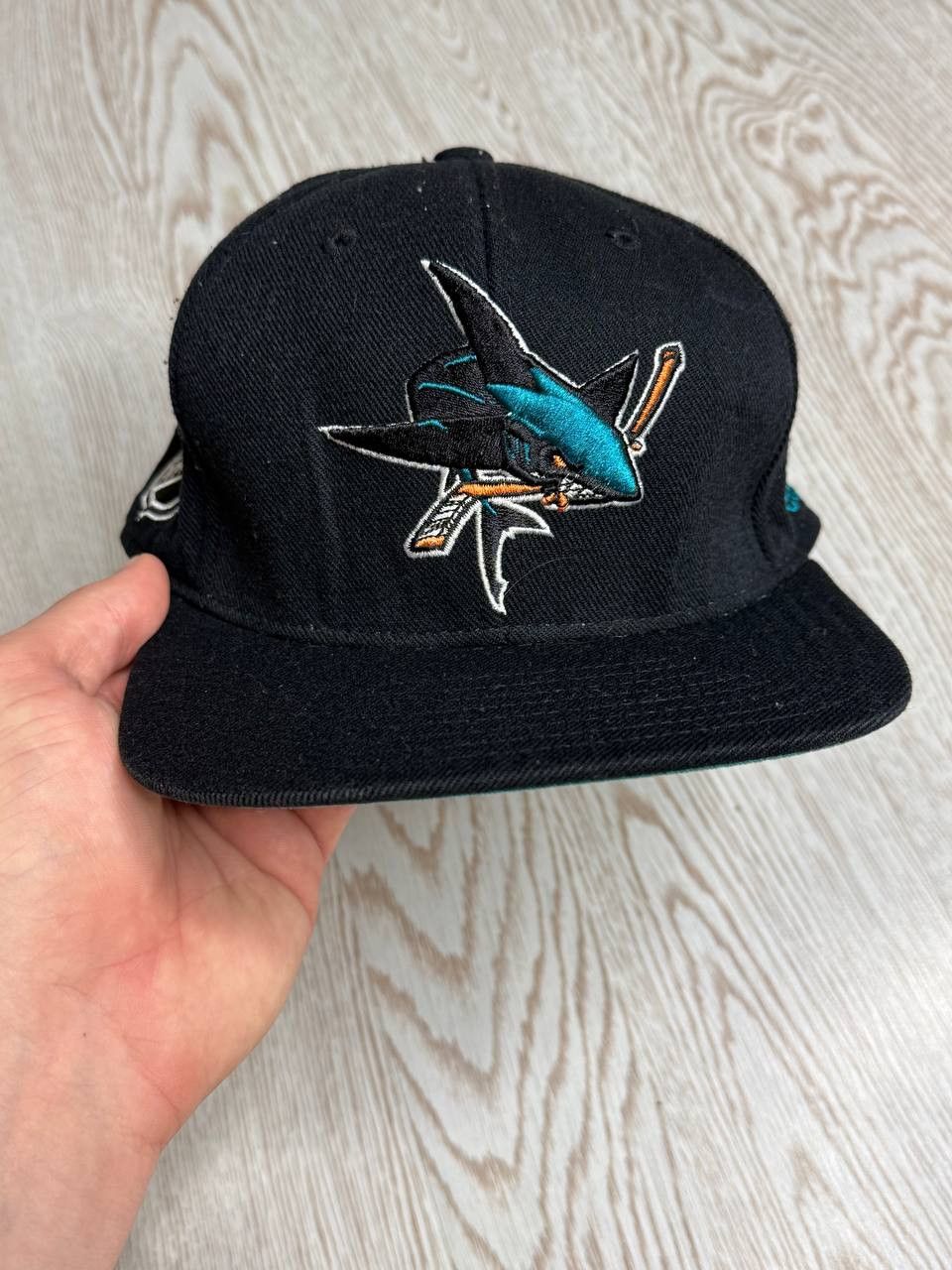 Reebok San Jose Sharks Zephyr Hat Cap Mens Snapback NHL Reebok Size ONE SIZE - 1 Thumbnail