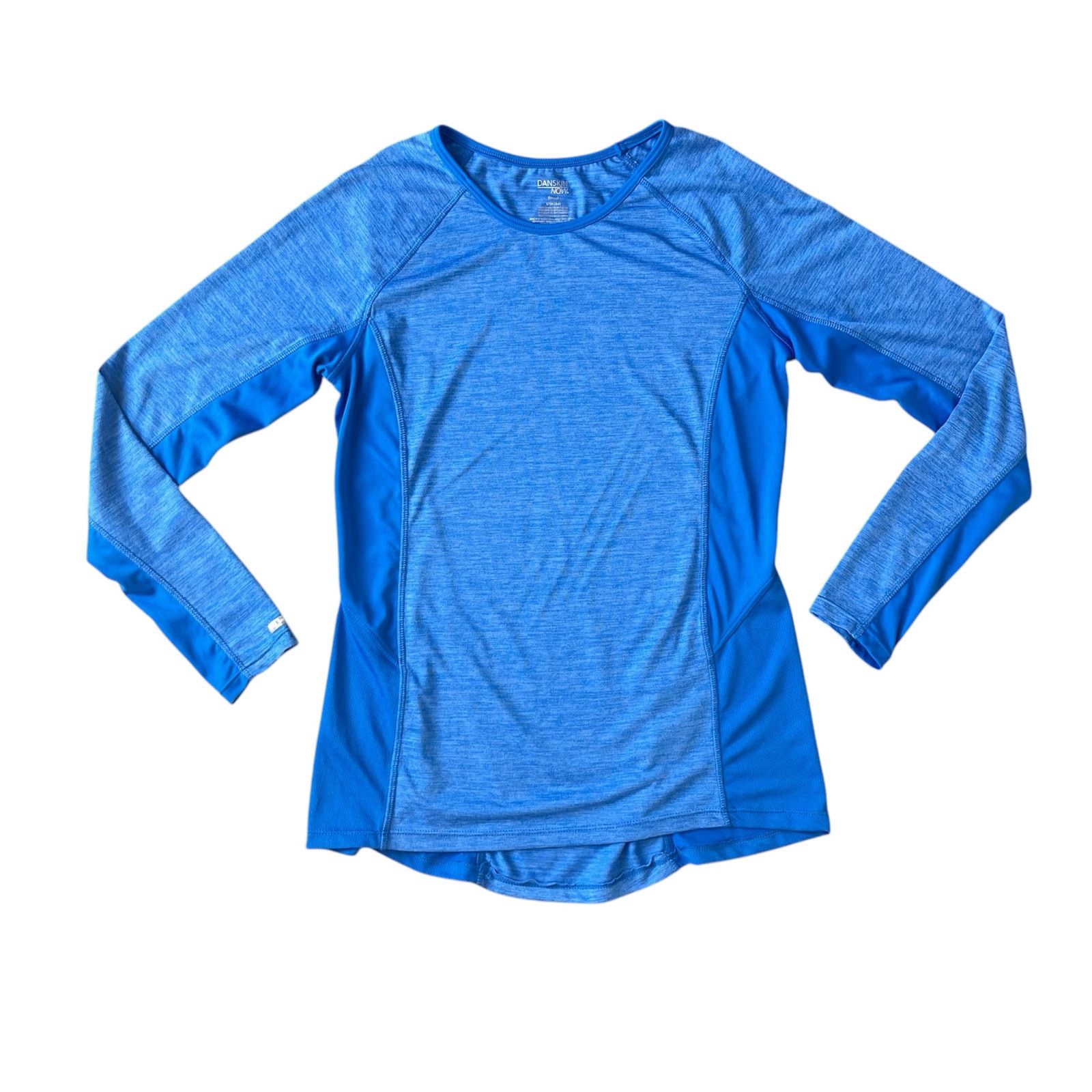 Other Danskin Now Fitted Long Sleeve Blue Activewear Workout Shirt Size S / US 4 / IT 40 - 3 Thumbnail