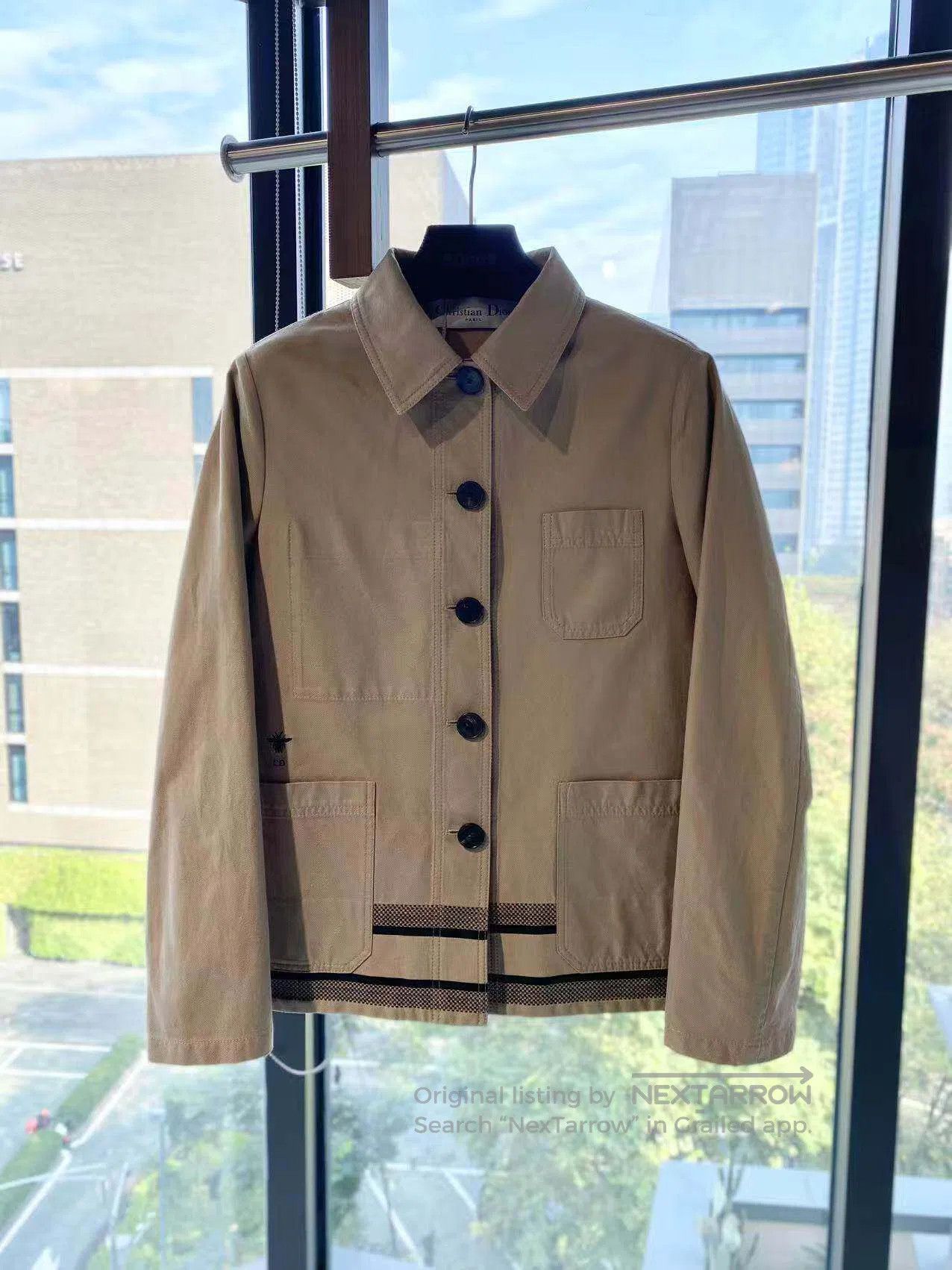 Dior Dior Slogan logo jacket jacket| Size XS / US 0-2 / IT 36-38 - 2 Thumbnail