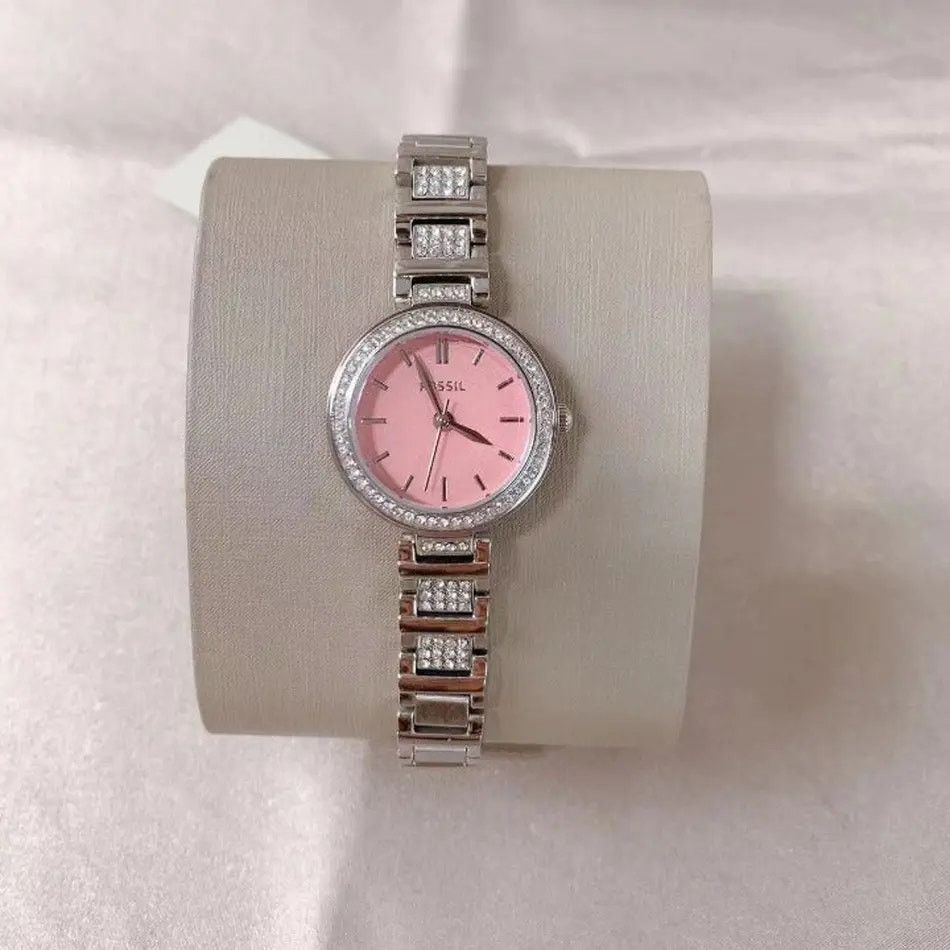 Fossil Fossil BQ3800 Karli Mini Three-Hand Stainless Steel Watch Size ONE SIZE - 1 Thumbnail
