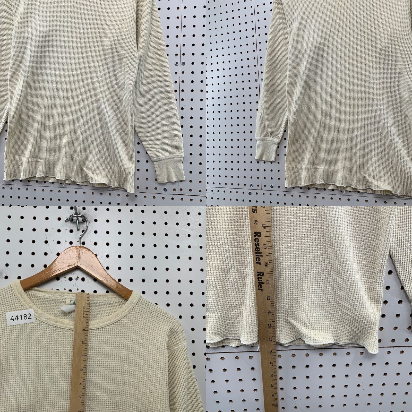 Vintage VINTAGE Northwest Territory Thermal Shirt Mens XL Beige Waffle Knit Long Sleeve Size US XL / EU 56 / 4 - 8 Thumbnail