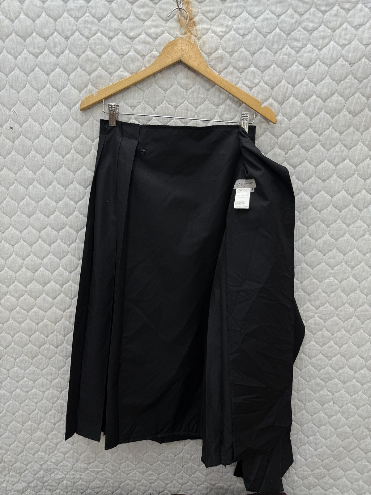 Yohji Yamamoto 🔥🔥🔥ARCHIVE VINTAGE YOHJI YAMAMOTO PLEATED WRAP SKIRTS Size 29" - 6 Thumbnail