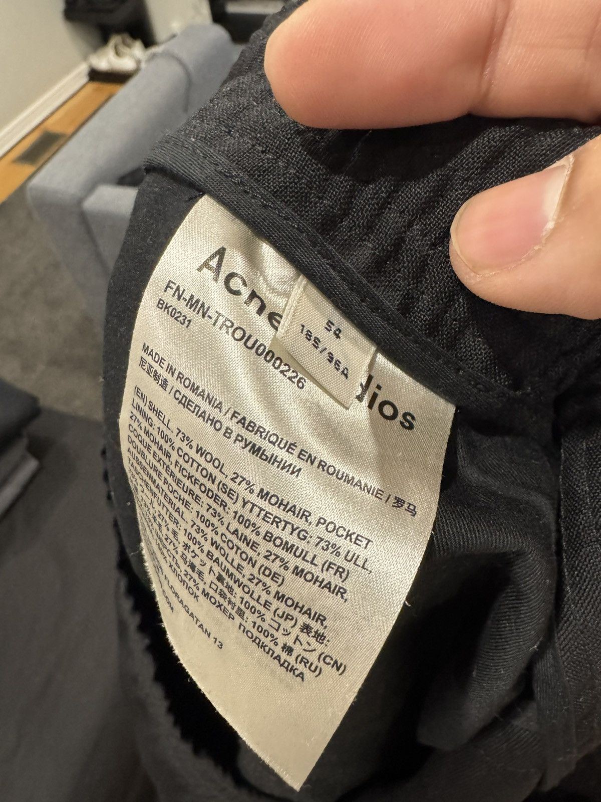 Acne Studios Acne Studios Wool Trouser Size US 36 / EU 52 - 4 Thumbnail