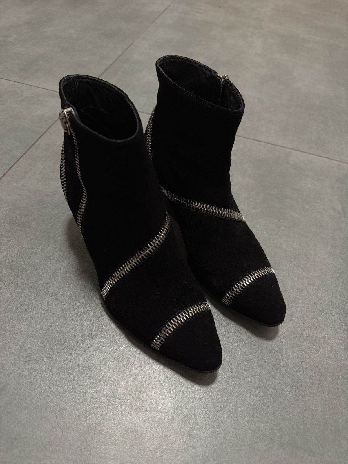 Giuseppe Zanotti Giuseppe Zanotti Black Suede Ankle Boots 39,5 Size US 9.5 / IT 39.5 - 2 Thumbnail