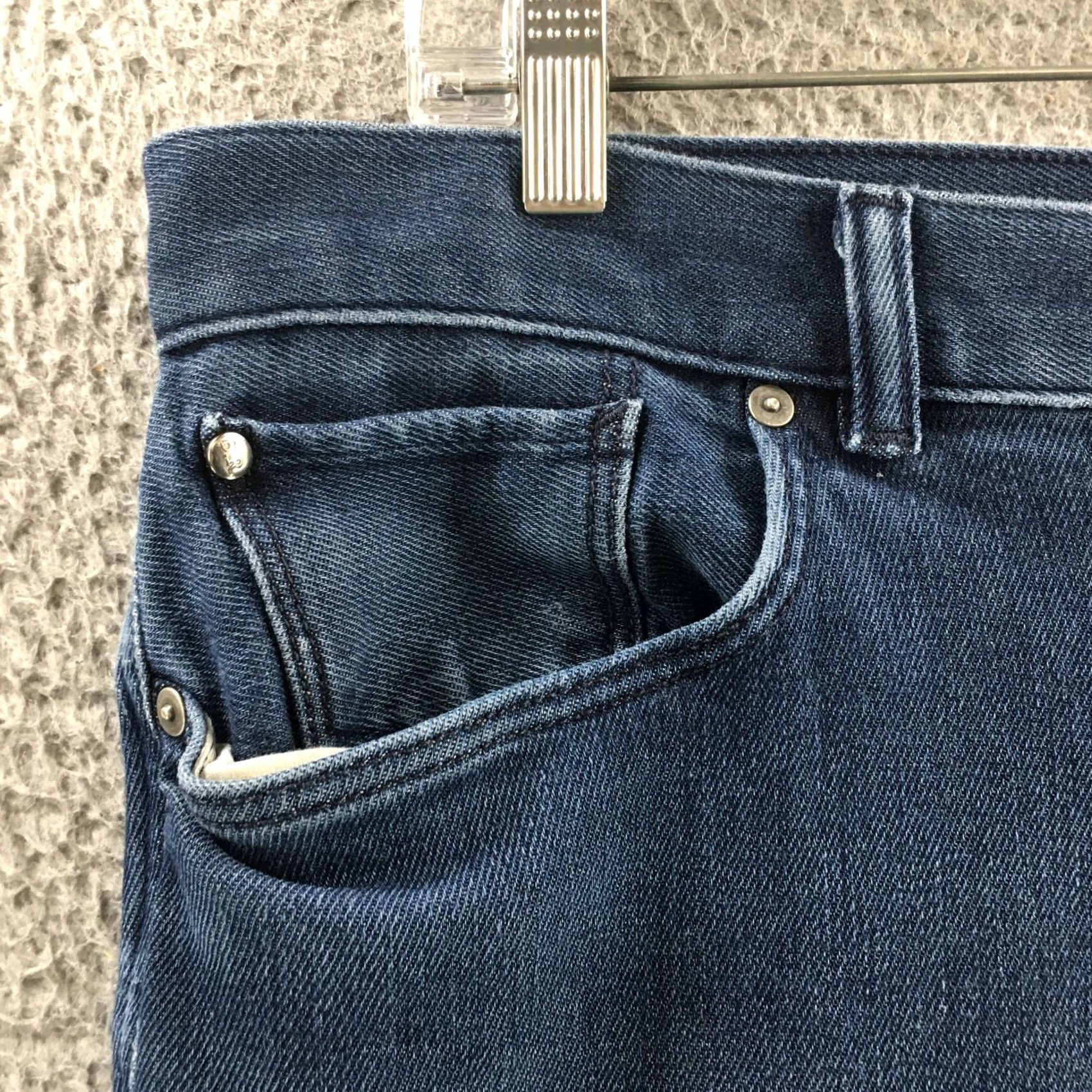 Banana Republic Banana Republic Jeans Mens 36x36 Straight Denim Blue 5-Pocket Regular Slim Jeans, Banana Republic The Traveler, 36x33 Inseam 33 Size US 36 / EU 52 - 3 Thumbnail