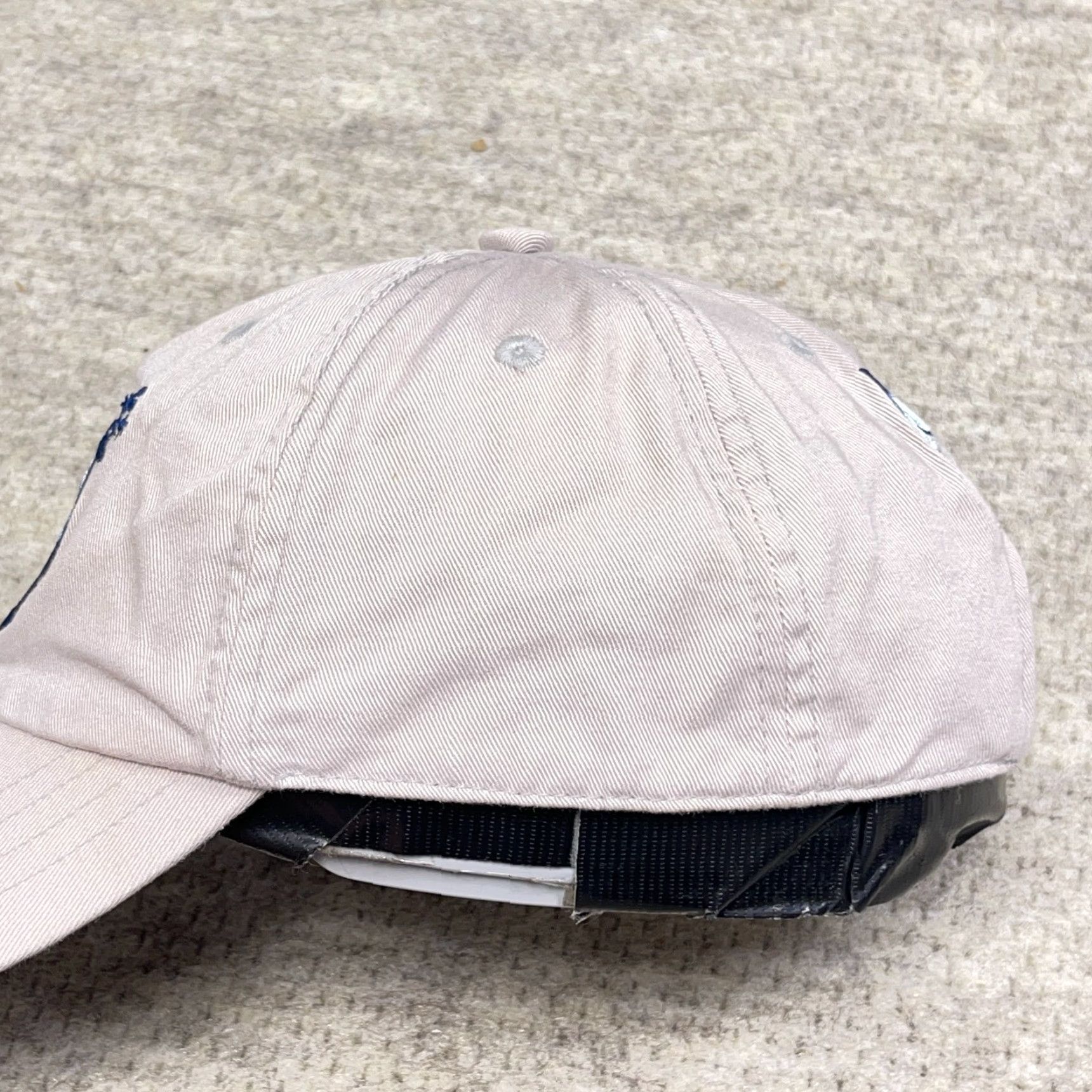 Disney VINTAGE Disney Hat Cap Strap Back Tan Khaki Surfing Peace Sign Dad Mickey Mouse VTG Y2K Beig e Size ONE SIZE - 5 Thumbnail