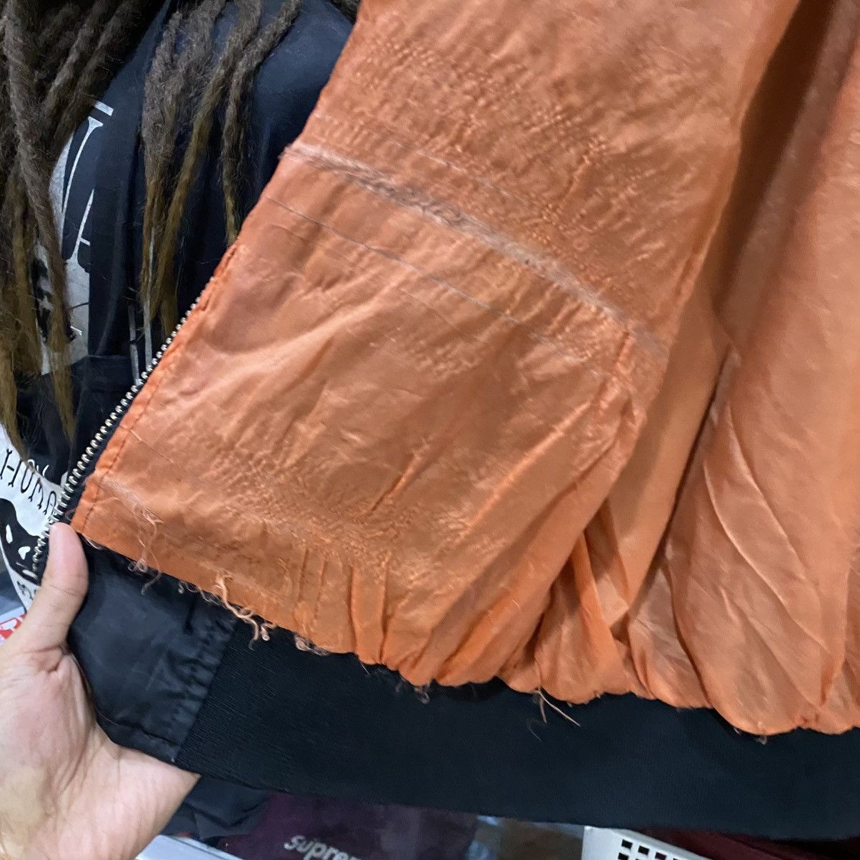 Japanese Brand .U.S .ARMY JAPAN BY CAMP ZAMA K.FUJIWARA BOMBER JACKETS Size US L / EU 52-54 / 3 - 18 Thumbnail