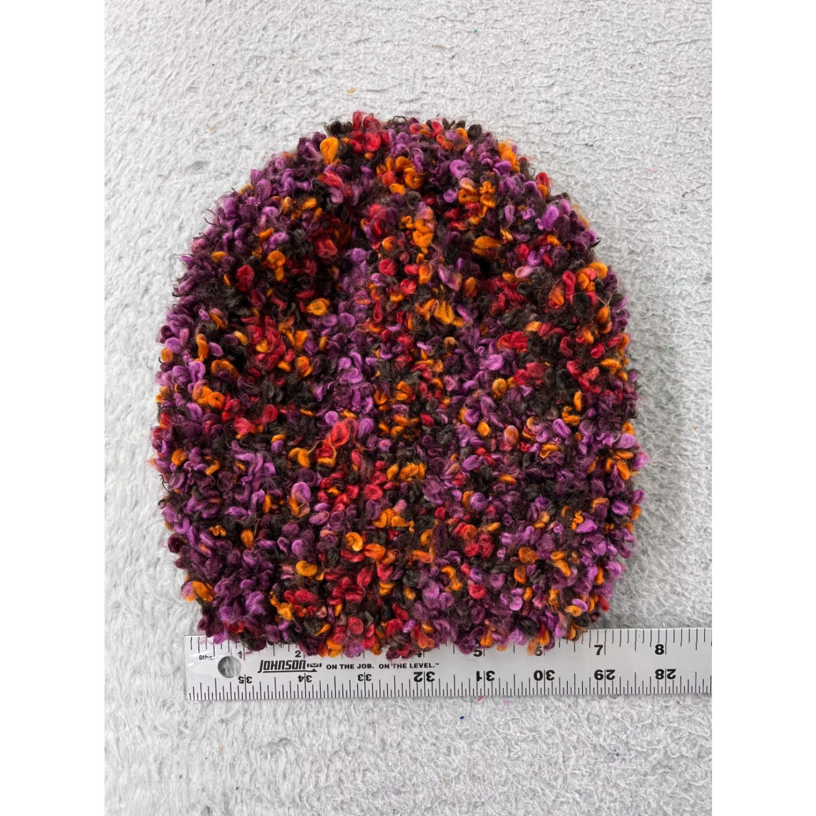 Adidas adidas Sonoma Beanie Toque Womens One Size Pink Knit Poly Nylon Blend Popcorn Striped Beanie Size ONE SIZE - 3 Thumbnail