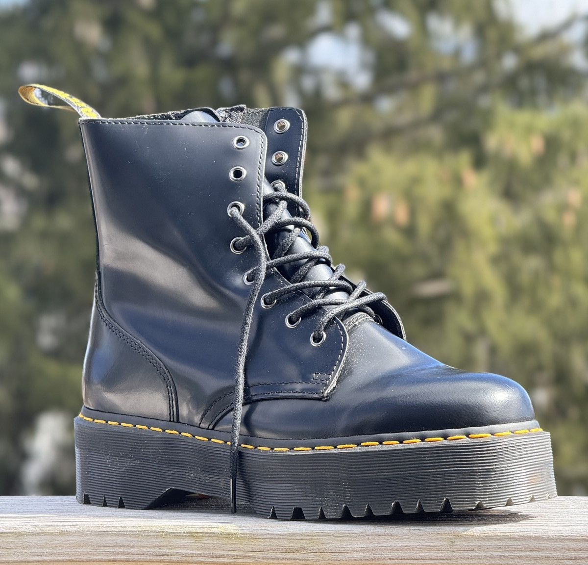 image of Dr Martens Dr. Marten Jadon’S (Like-New) Shoes in Black, Men's (Size 11)