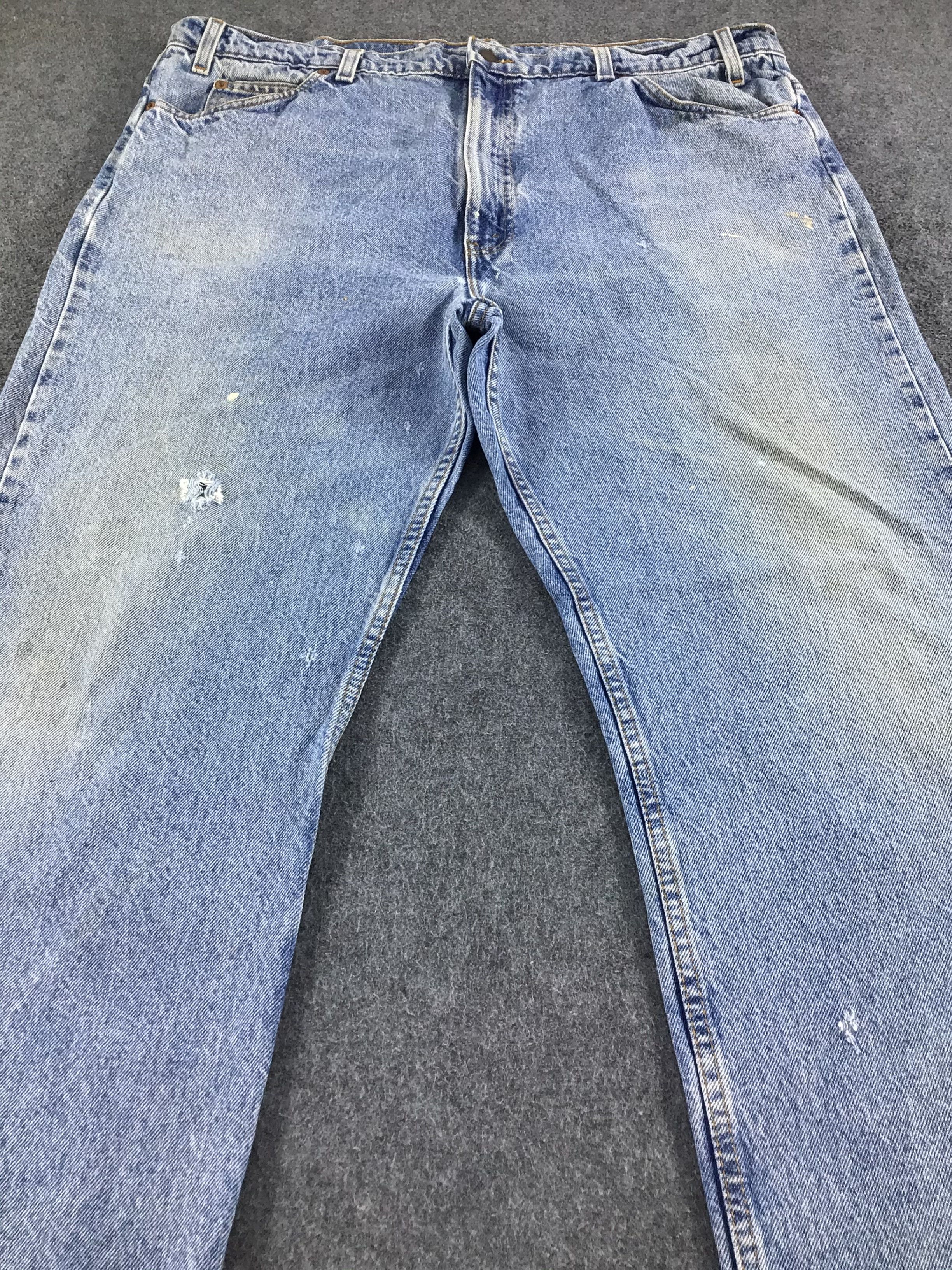 Levi's Vintage Levis 505 Orange Tab Jeans-J769 Size US 41 - 3 Thumbnail