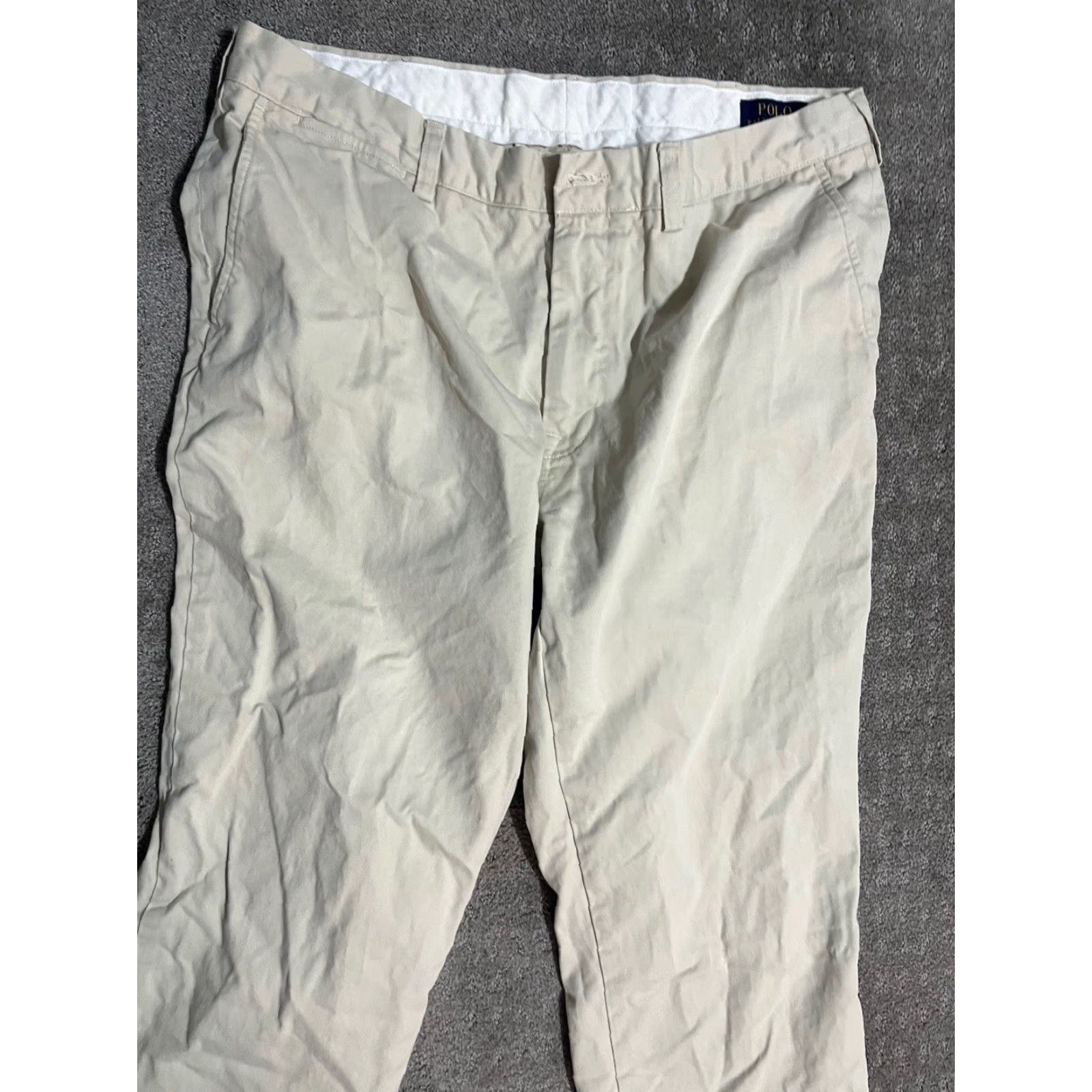 Polo Ralph Lauren Polo Ralph Lauren Chino Twill Pants 38x32 Classic Fit Cotton Mens Beige Size US M / EU 48-50 / 2 - 4 Thumbnail