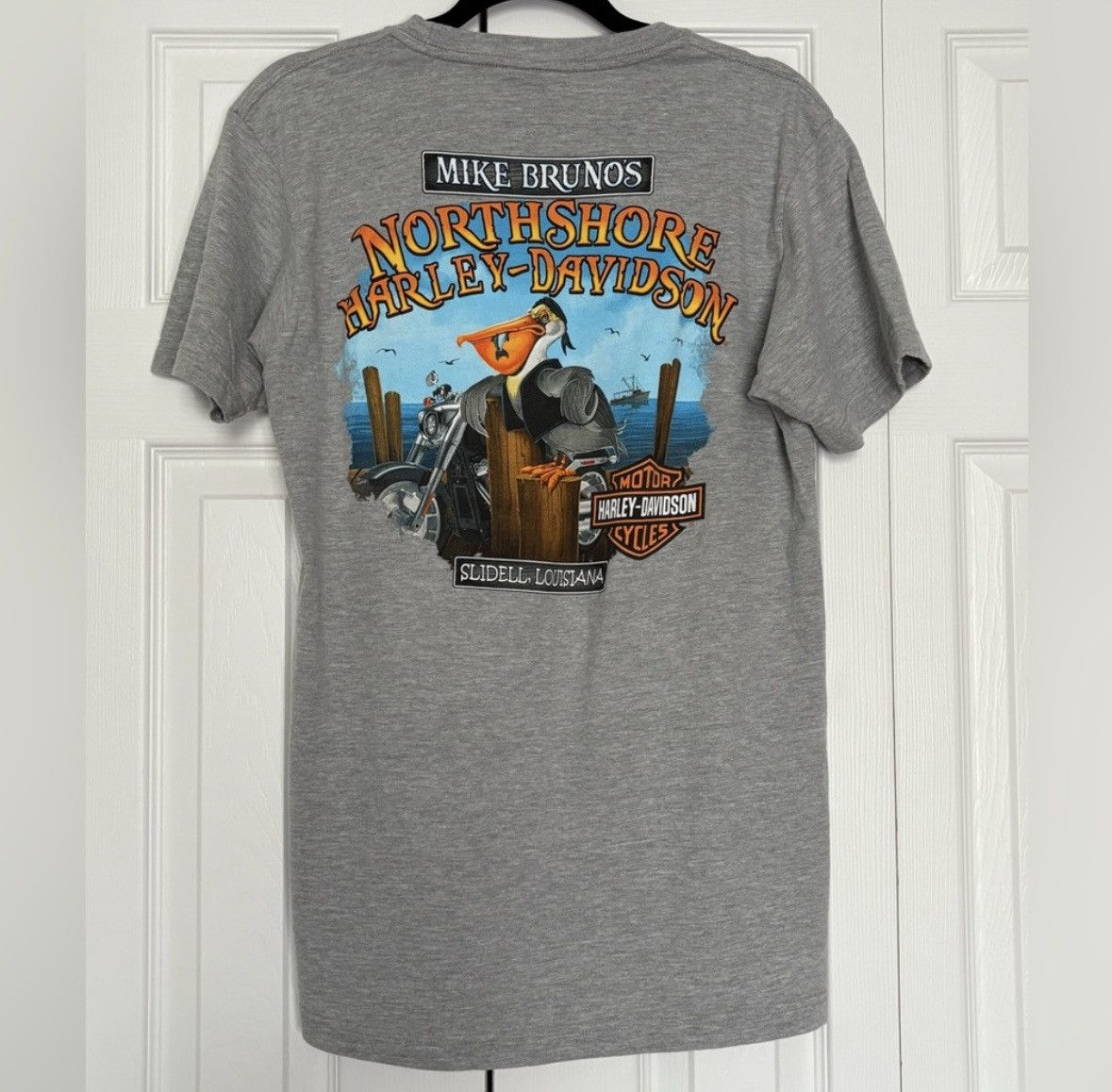 Harley Davidson Harley-Davidson Motorcycles Grey Short Sleeve Tee Shirt Top Size US M / EU 48-50 / 2 - 3 Thumbnail