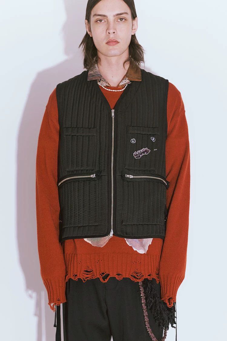 song for the mute apron vest