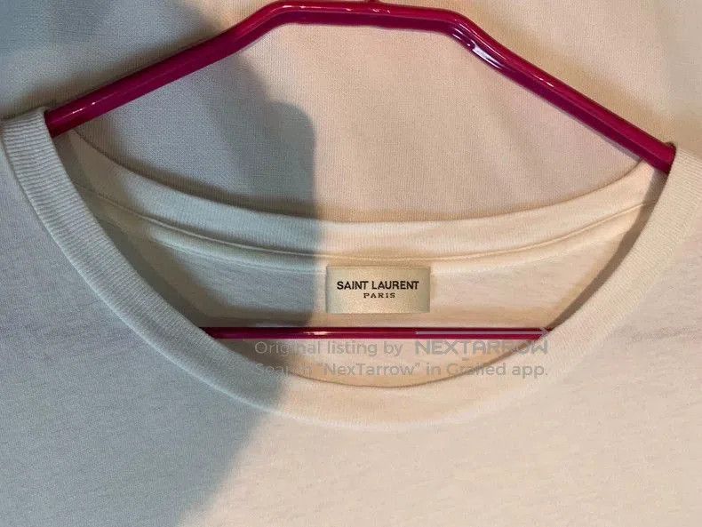 Saint Laurent Paris Saint Laurent Classic Logo Short Sleeve Shirt. Size US L / EU 52-54 / 3 - 3 Thumbnail