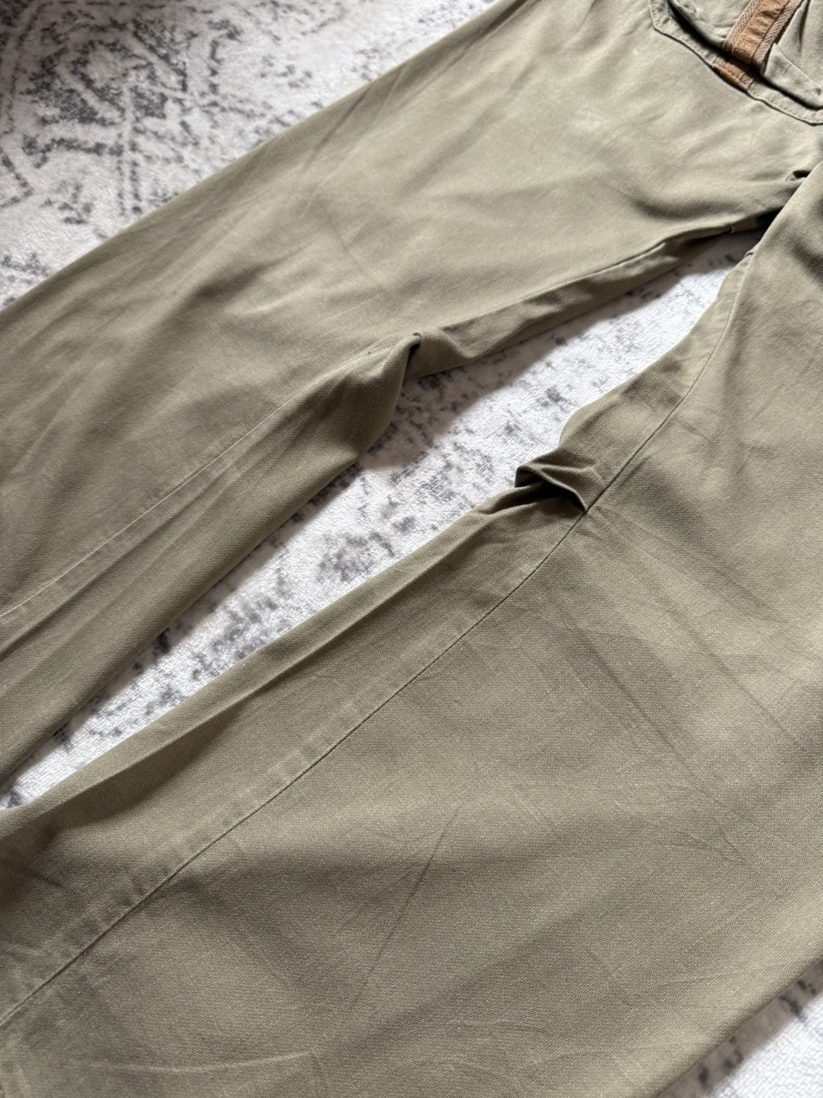 Edwin Edwin XV Bush Pocket Spiral Leg Linen Cargo Pants Size US 32 / EU 48 - 18 Thumbnail