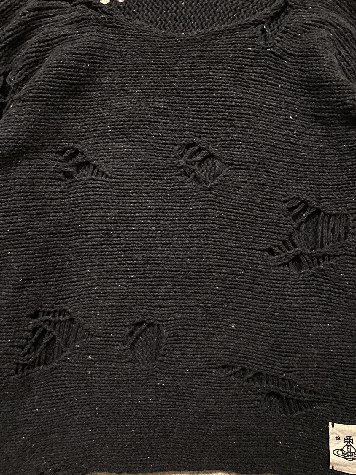 Vivienne Westwood Vivienne Westwood Distressed Grunge Knit Sweater Size US L / EU 52-54 / 3 - 2 Thumbnail