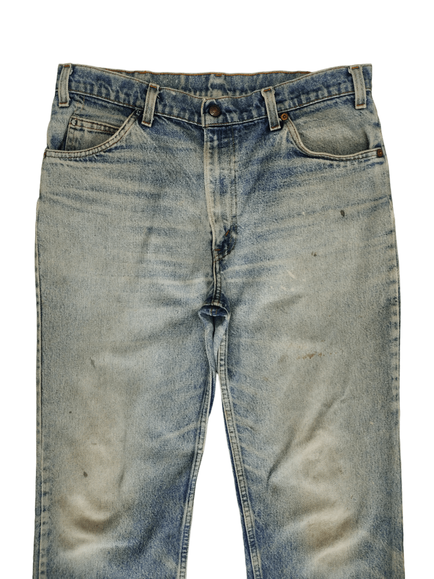 Levi's Vintage Clothing Size 34x29 Vintage 80s Levis Orange Tag Light Wash Jeans Size US 34 / EU 50 - 2 Thumbnail