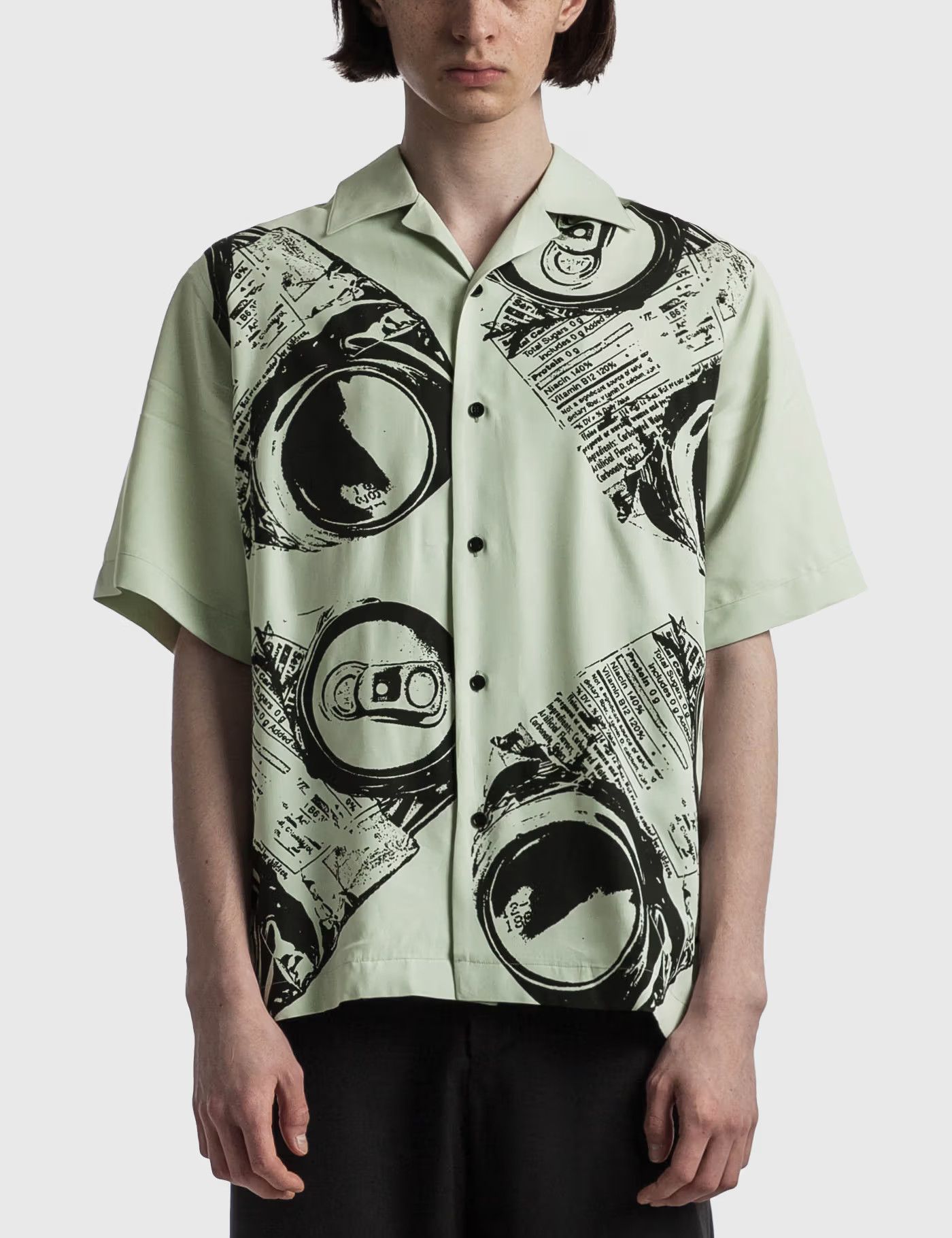 OAMC o1y0225 Patterned Shirt in Light Green/Black Size US XL / EU 56 / 4 - 3 Thumbnail