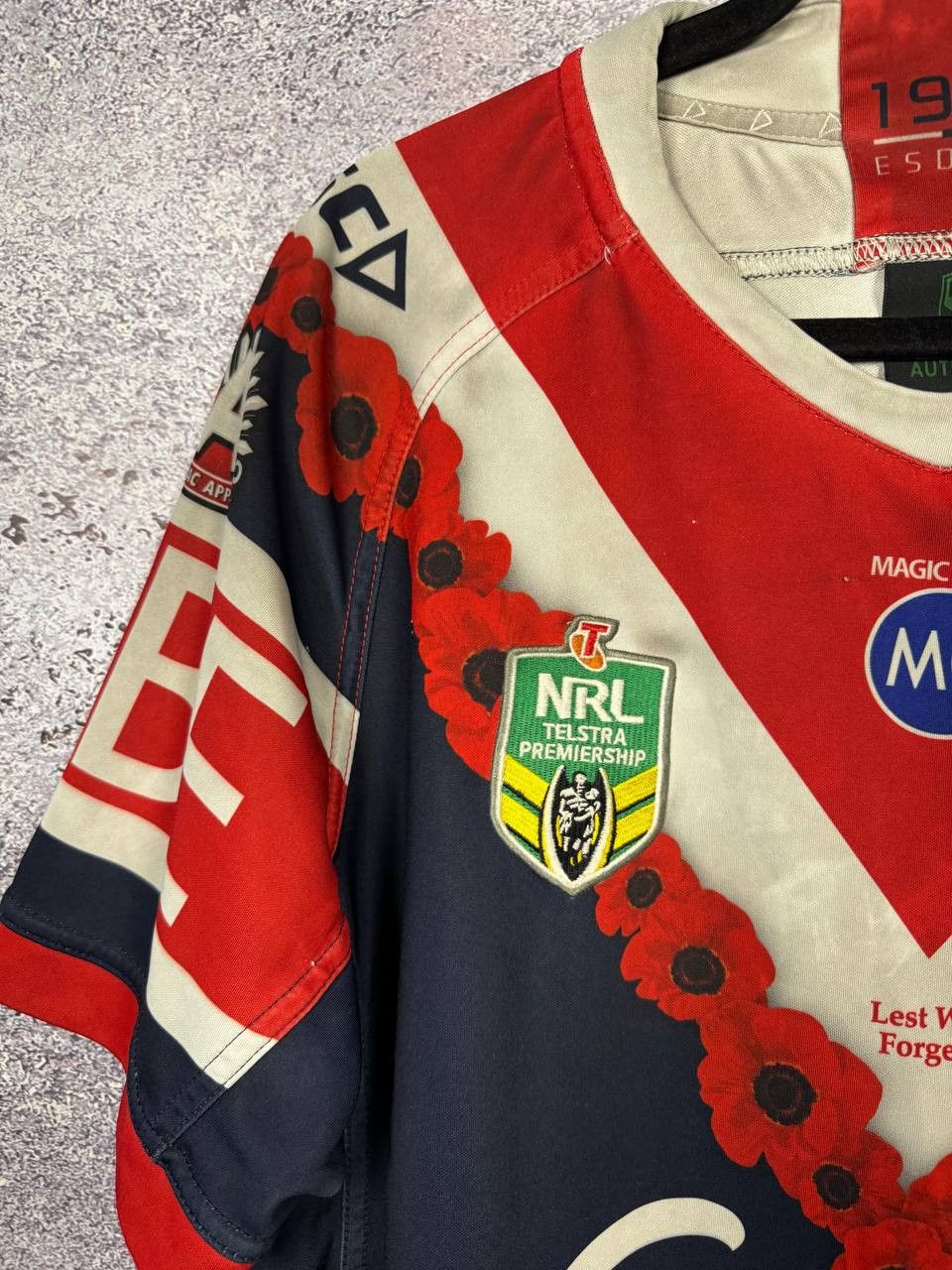 Vintage Sydney Roosters 2016 Limited Rugby Jersey NRL XL Size Size US XL / EU 56 / 4 - 7 Thumbnail
