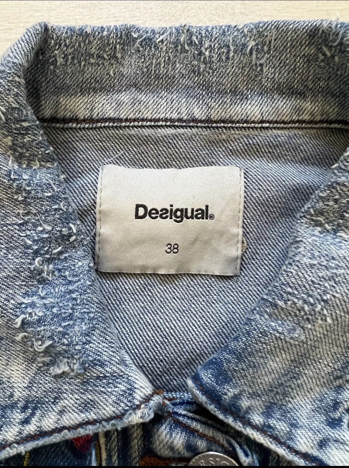 Desigual × Vintage Desigual VTG women's denim jacket with button patterns Size S / US 4 / IT 40 - 7 Thumbnail