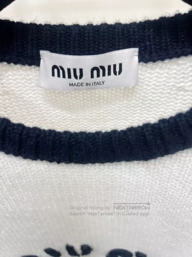 Miu Miu Miu Miu 40 Colour matching knitted sweater Size M / US 6-8 / IT 42-44 - 3 Thumbnail