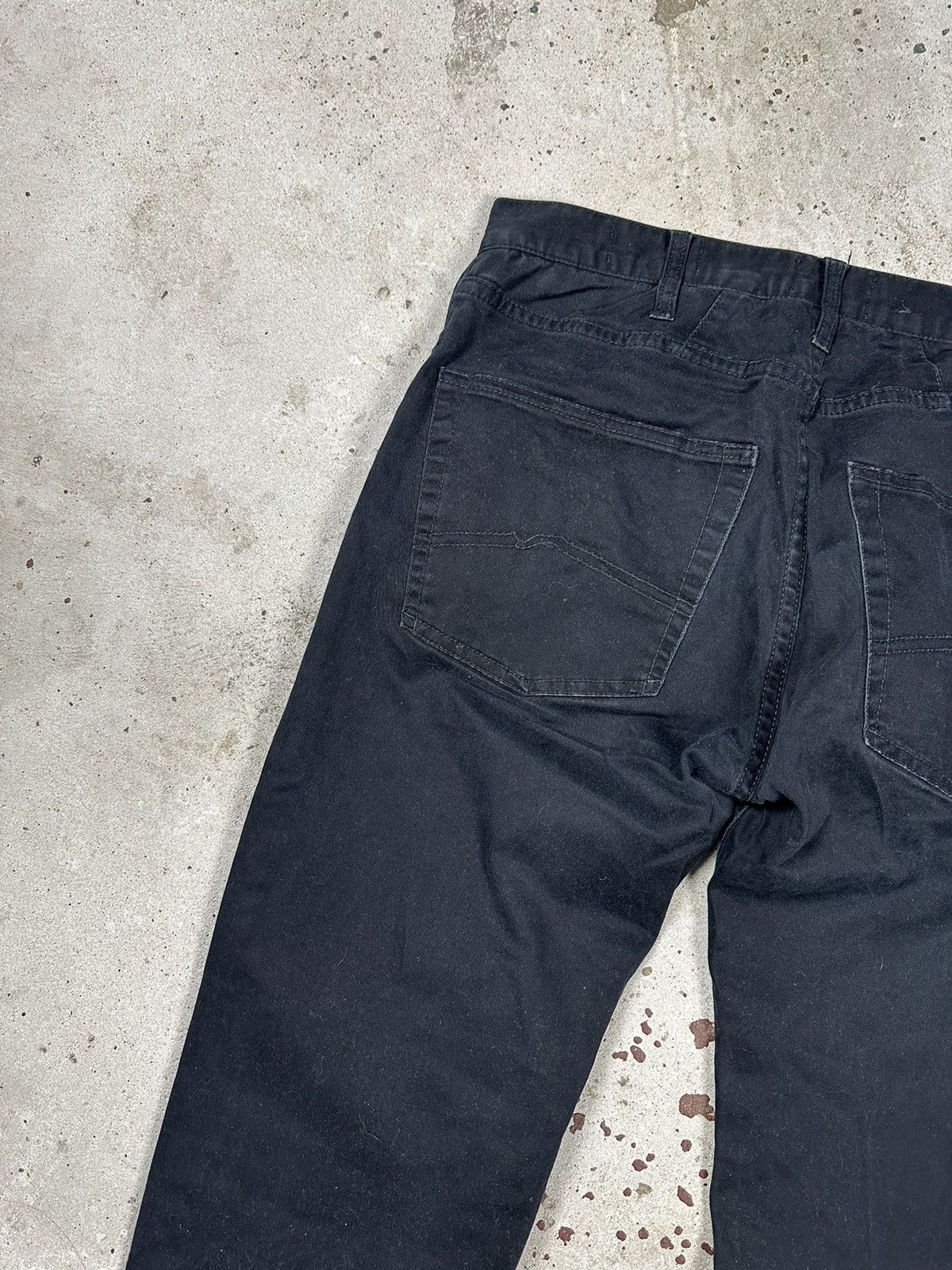 Armani × Giorgio Armani × Vintage Vintage Y2K Armani Jeans Black Pants Size US 31 - 13 Thumbnail
