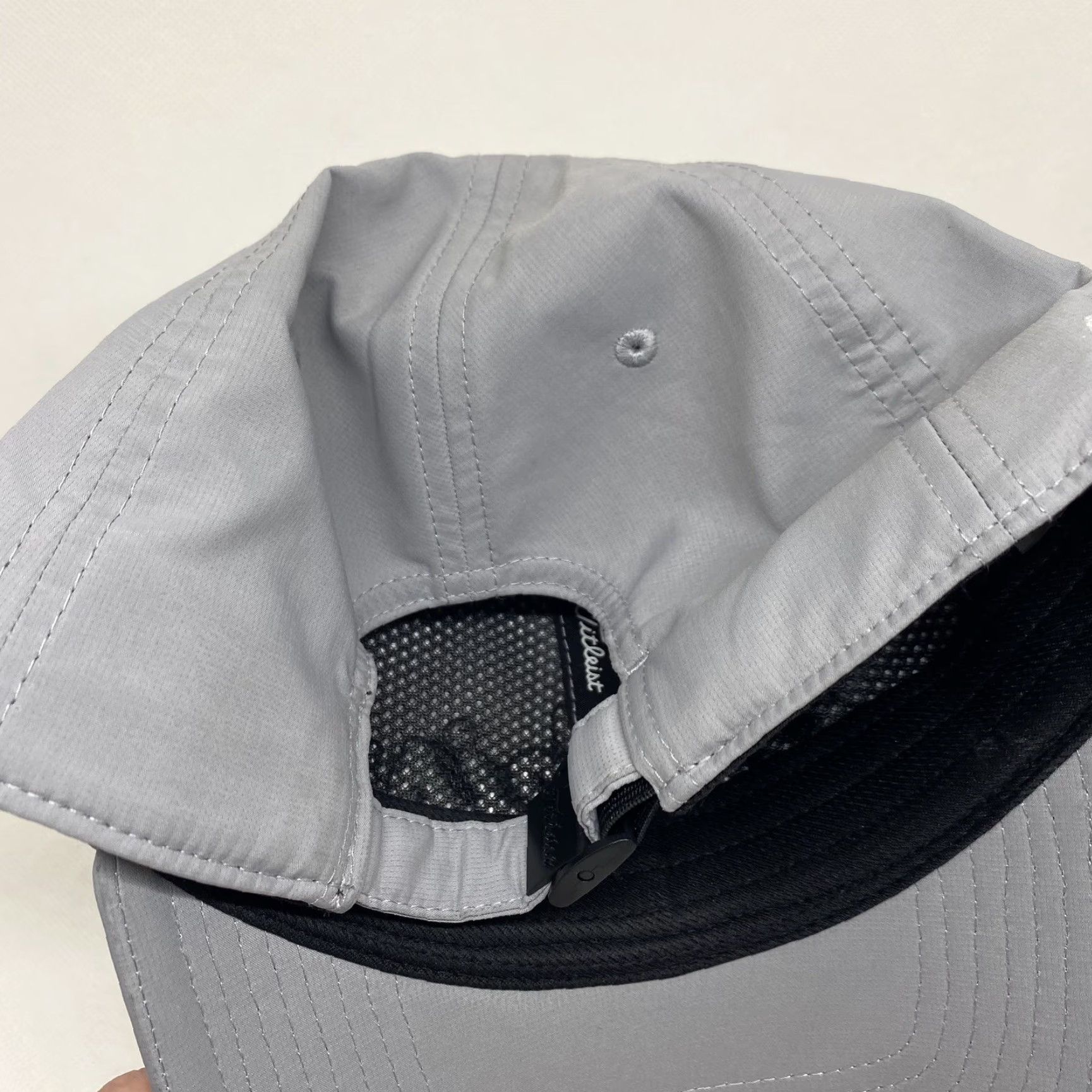 Titleist Titleist Golf Hat Cap Unisex Strapback ‘BBSI’ Adjustable Strap White Script Gray Cap Baseball Adjustable Unisex Adults Men Women Mens Womens Size ONE SIZE - 6 Thumbnail