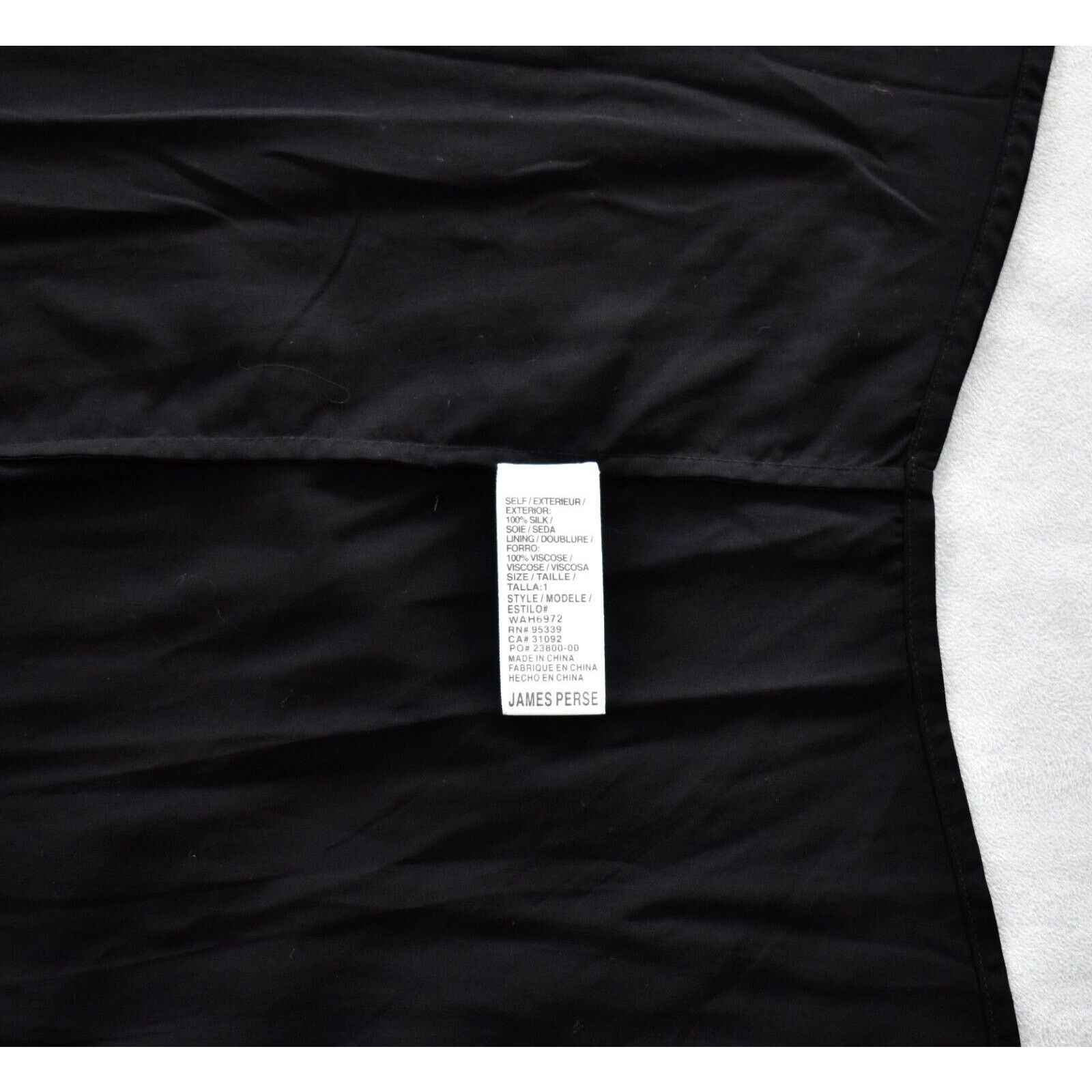 James Perse NEW JAMES PERSE STANDARD Black Liner Sash Tie Mini Dress 1/S Size S / US 4 / IT 40 - 4 Thumbnail