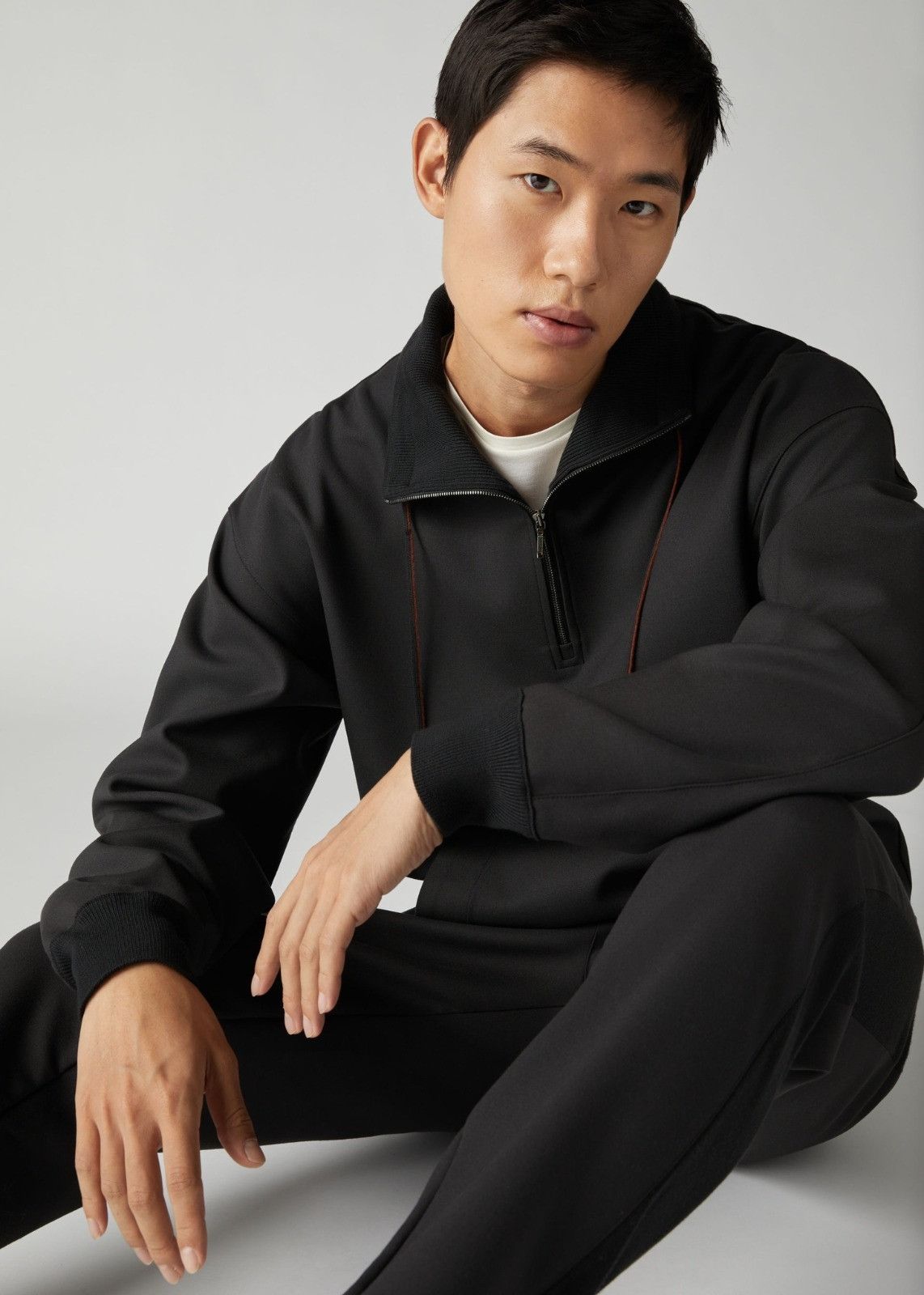 Loro Piana o1srvl11e1024 Holburn Sweatshirt in Dark Brown Size US L / EU 52-54 / 3 - 4 Thumbnail