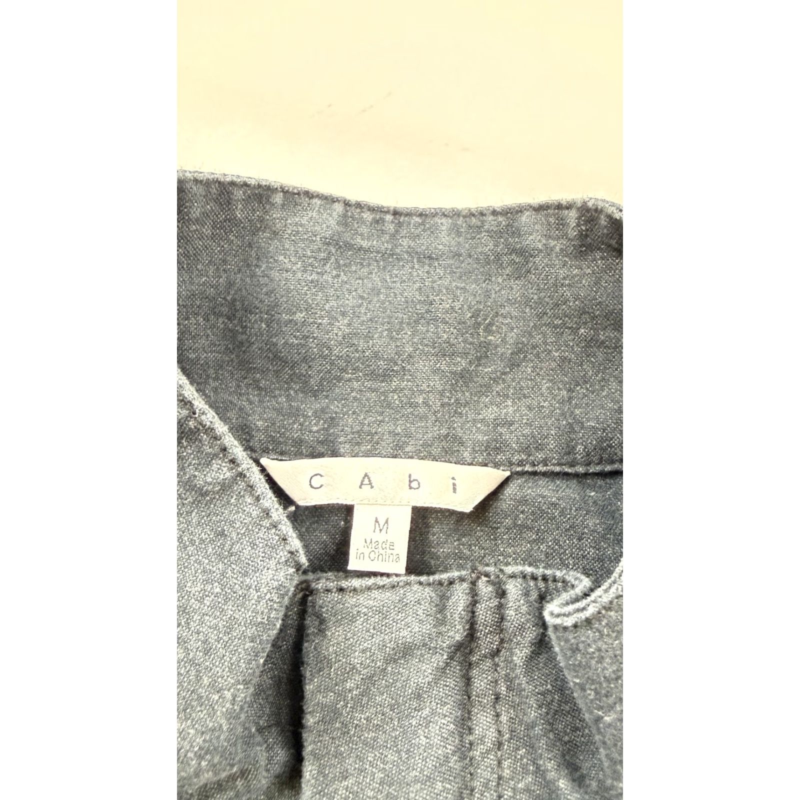 Vintage Cabi Jacket Womens Medium Gray Field Utility Anorak Drawstring Waist Style 209 Casual Womens Size M / US 6-8 / IT 42-44 - 3 Thumbnail