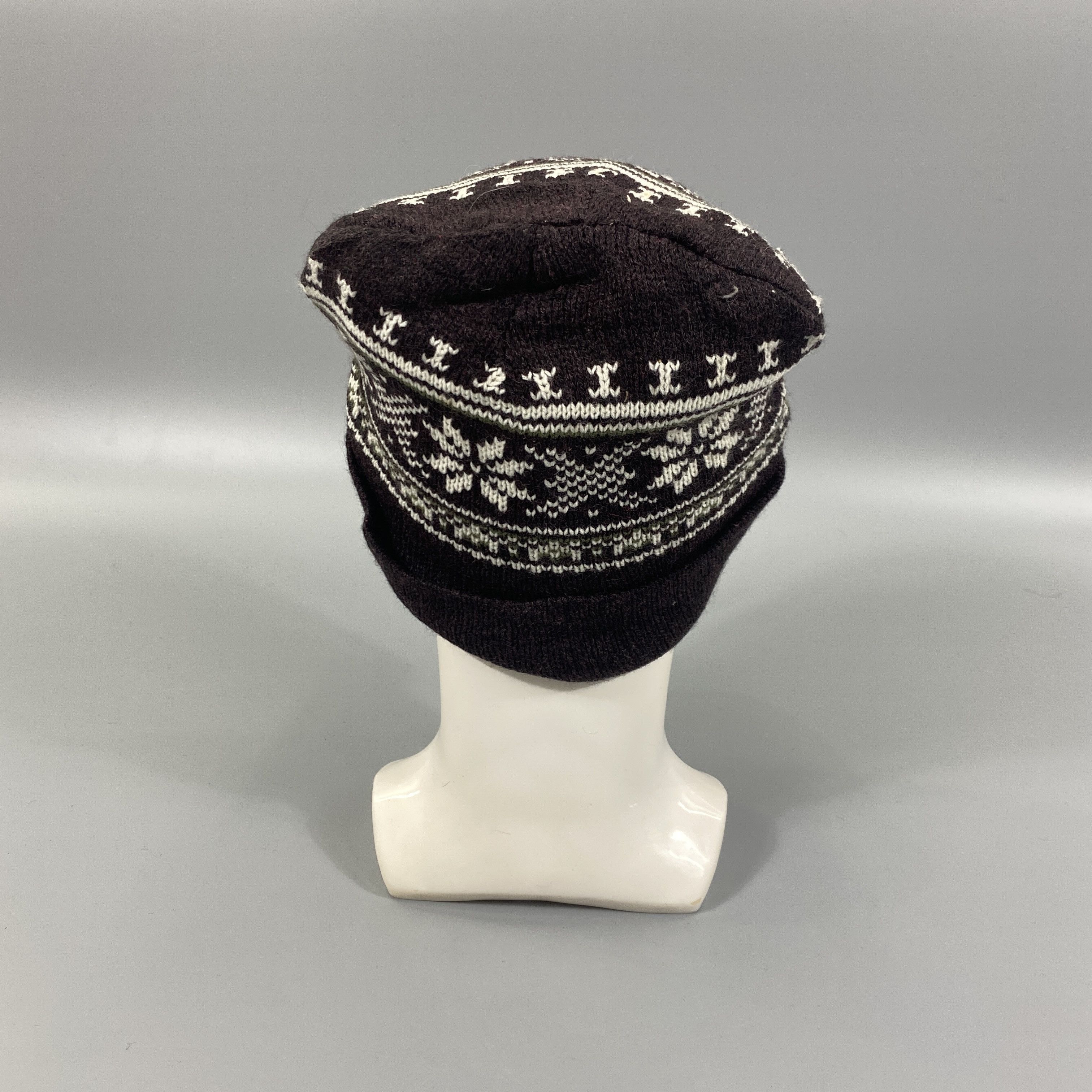 Japanese Brand Snowflake Pattern Hat -BN771 Size ONE SIZE - 4 Thumbnail