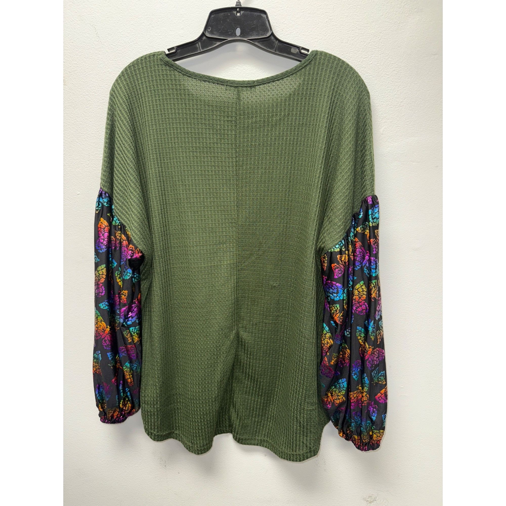 Other Storyteller Womens Plus Size Green Waffle Knit Top With Mult Size XL / US 12-14 / IT 48-50 - 7 Thumbnail