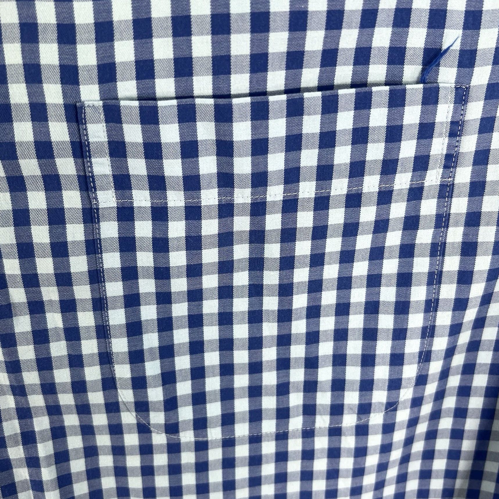 Peter Millar Peter Millar Shirt Adult XL Blue Button-Up Check Long Sleeve Cotton Spandex Preppy Mens Size US XL / EU 56 / 4 - 3 Thumbnail