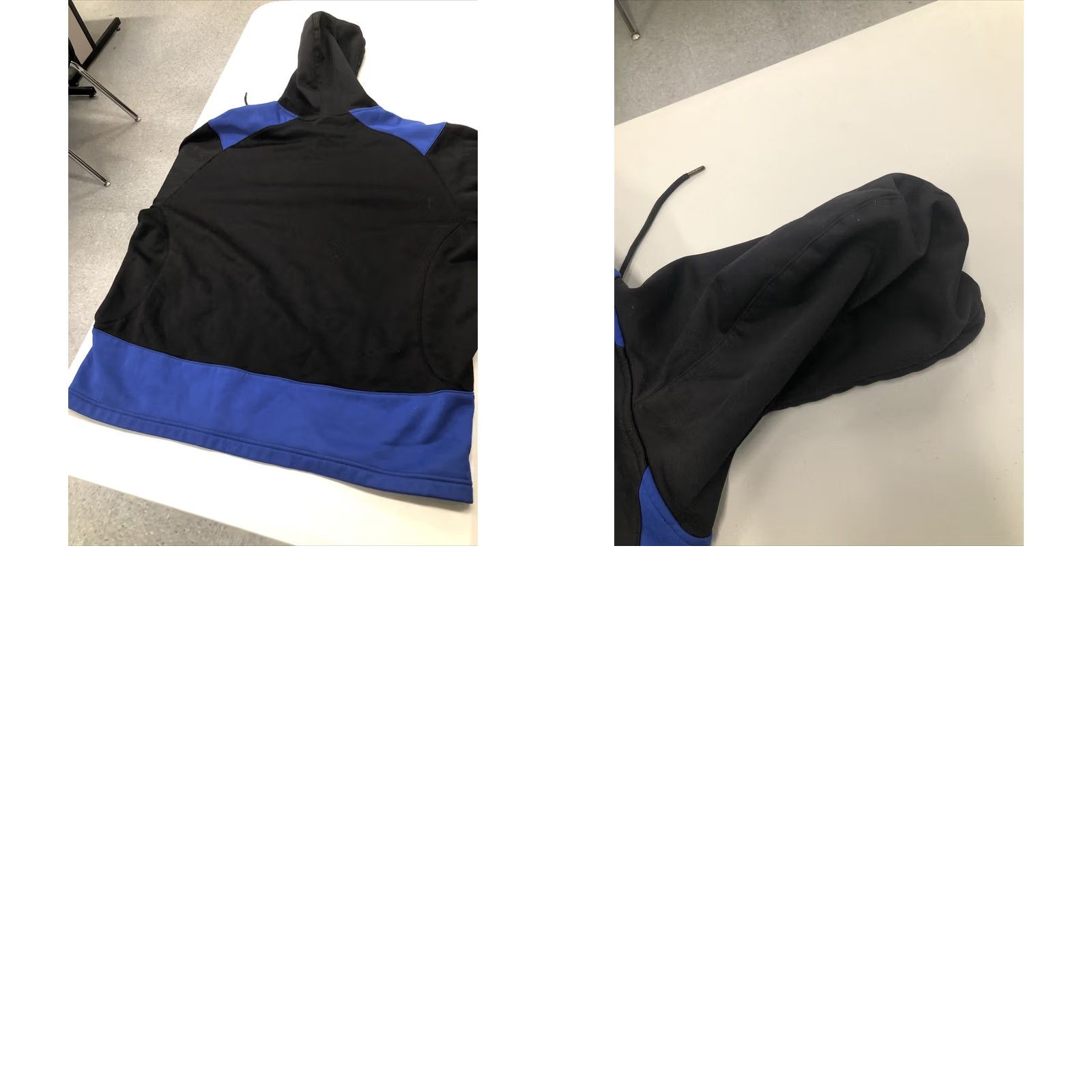 Under Armour VINTAGE Under Armour Hoodie Men L Black Blue Logo Loose Fit Hooded Pullover Regular Storm Outdoor Running & Jogging Size US L / EU 52-54 / 3 - 8 Thumbnail