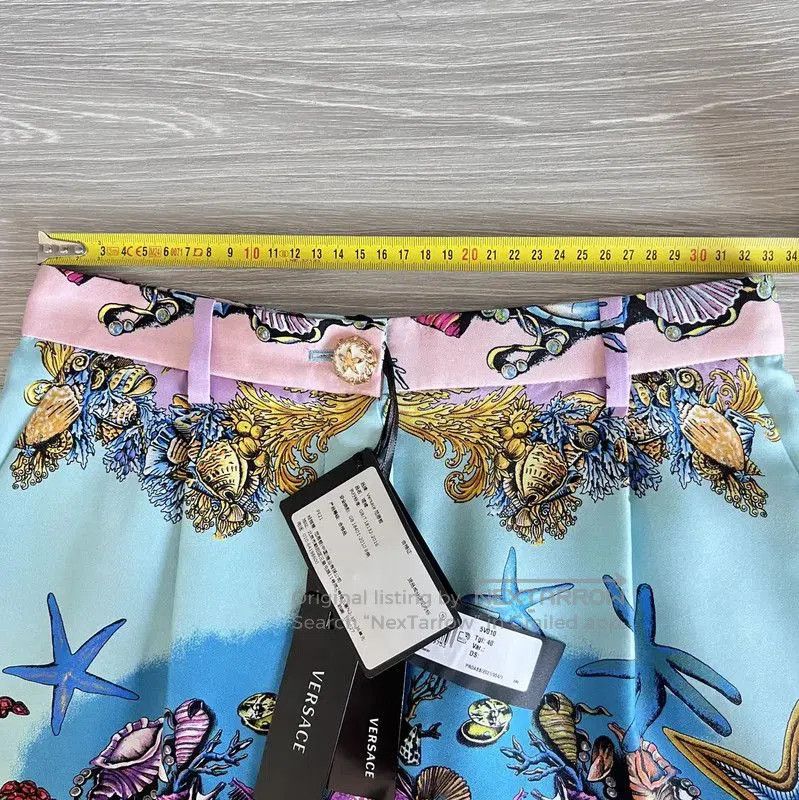 Versace Versace Summer Multi-Color Silk Shorts . Size 23" - 7 Thumbnail