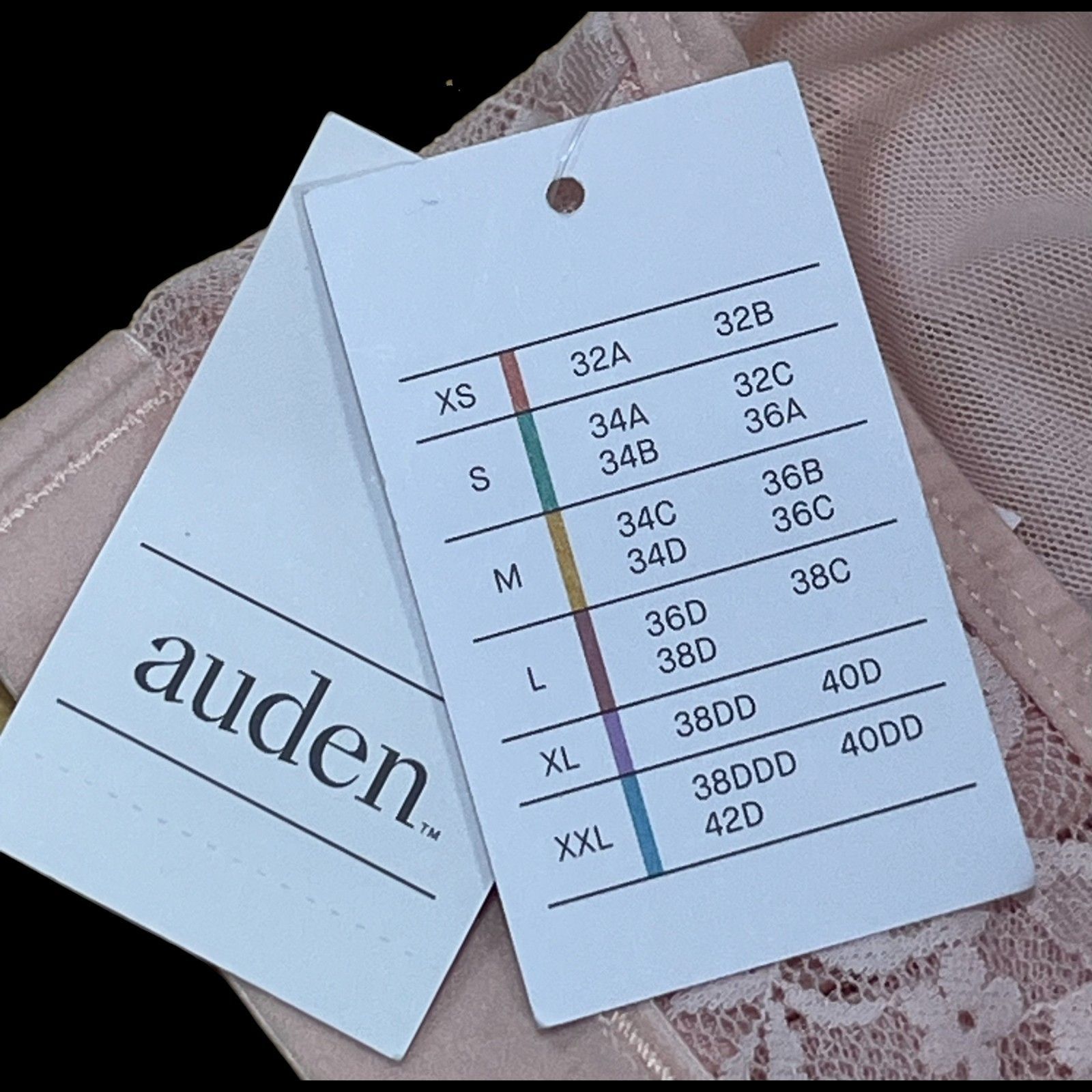 Other Auden - Women's Lightly Lined Scoop Neck Bralette Adjustable Size ONE SIZE - 6 Thumbnail