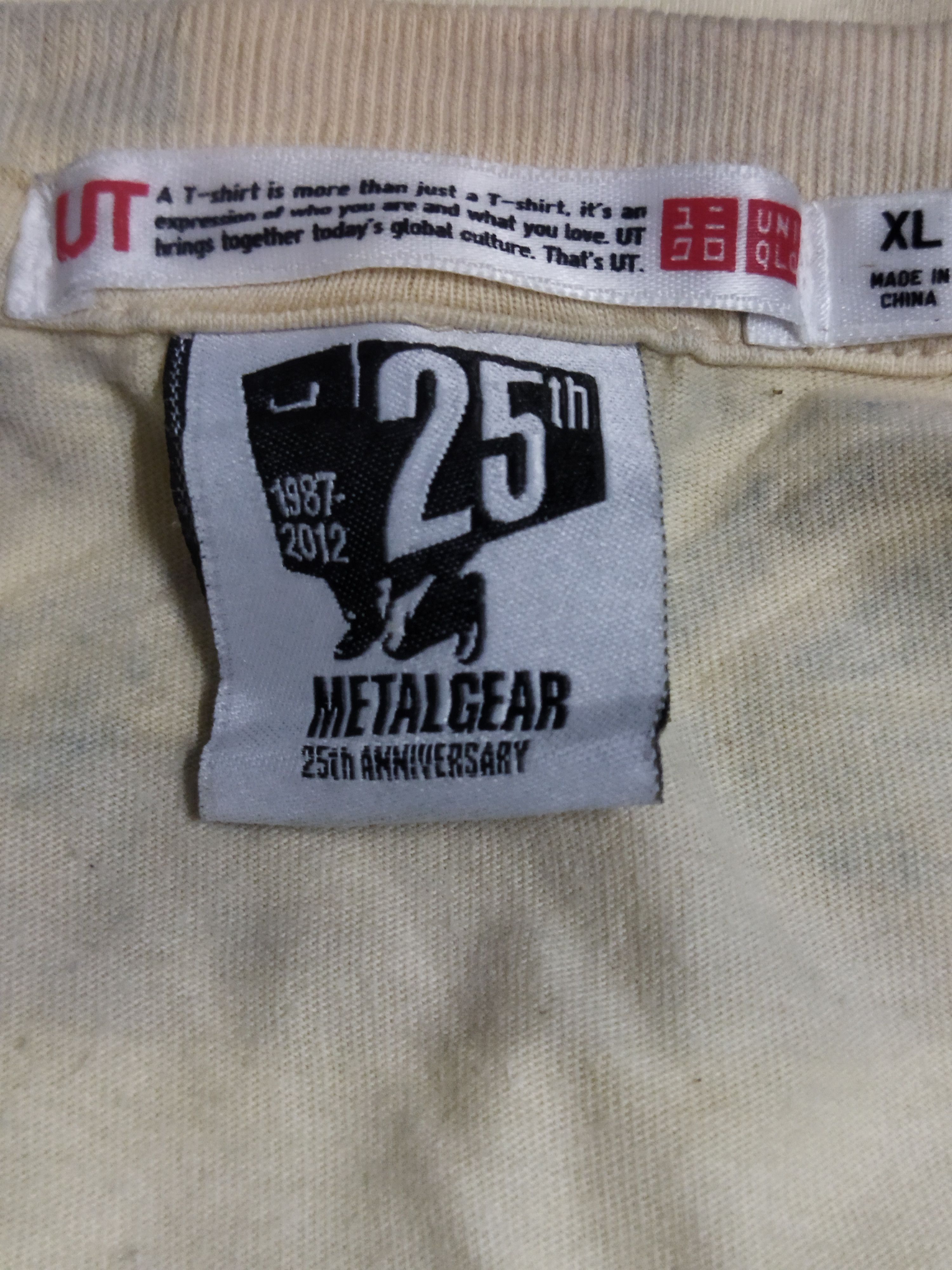 Anime × The Game × Uniqlo Uniqlo X Metal Gear Solid Snake Tee Size US XL / EU 56 / 4 - 3 Thumbnail
