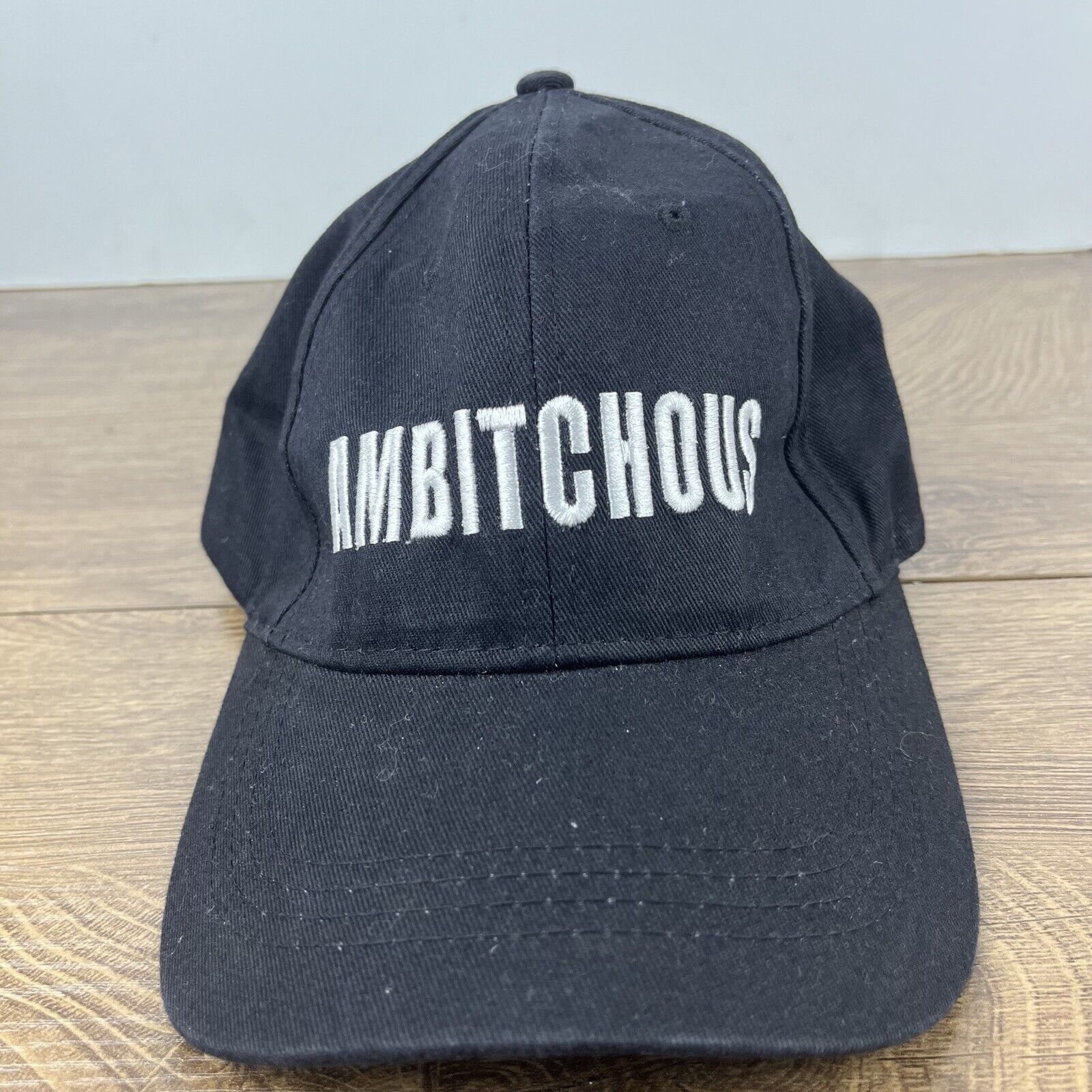 Other Ambitchous Hat Ambitchous Hat Black Hat Adjustable Black Adu Size ONE SIZE - 3 Thumbnail