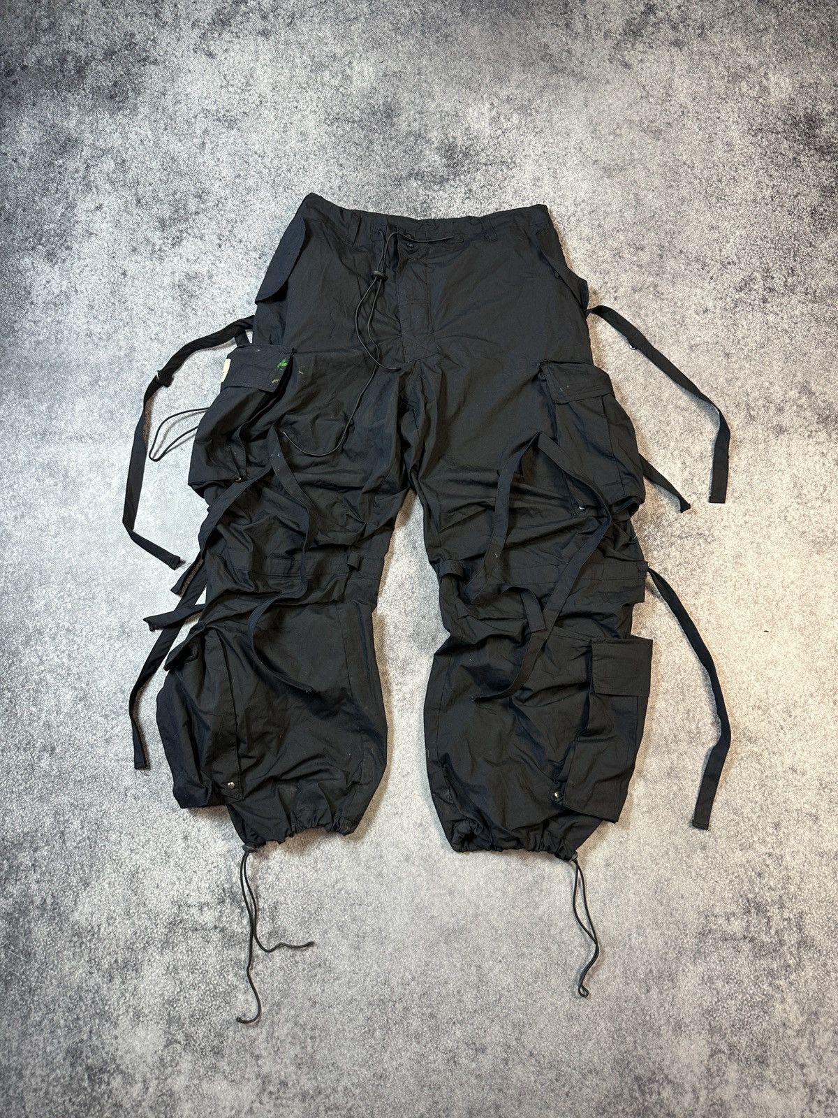 Japanese Brand Y2K Baggy Bondage Pants Casual Alt Streetwear Opium Style XS Size US 28 / EU 44 - 2 Thumbnail