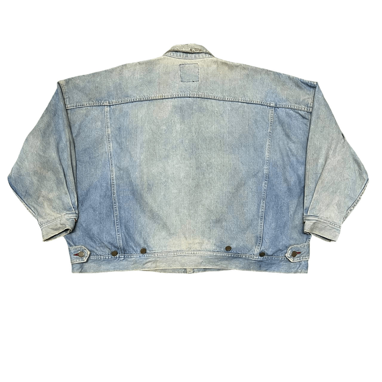 Japanese Brand Vintage Thornbud Pool Club Boxy Distressed Denim Jacket Size US M / EU 48-50 / 2 - 13 Thumbnail