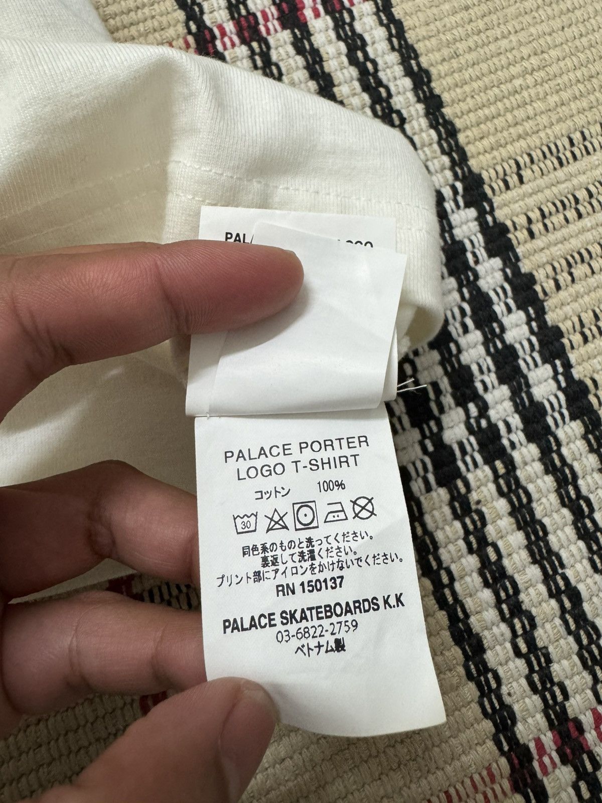 Palace × Porter Palace X Porter Tshirt Size US L / EU 52-54 / 3 - 6 Thumbnail