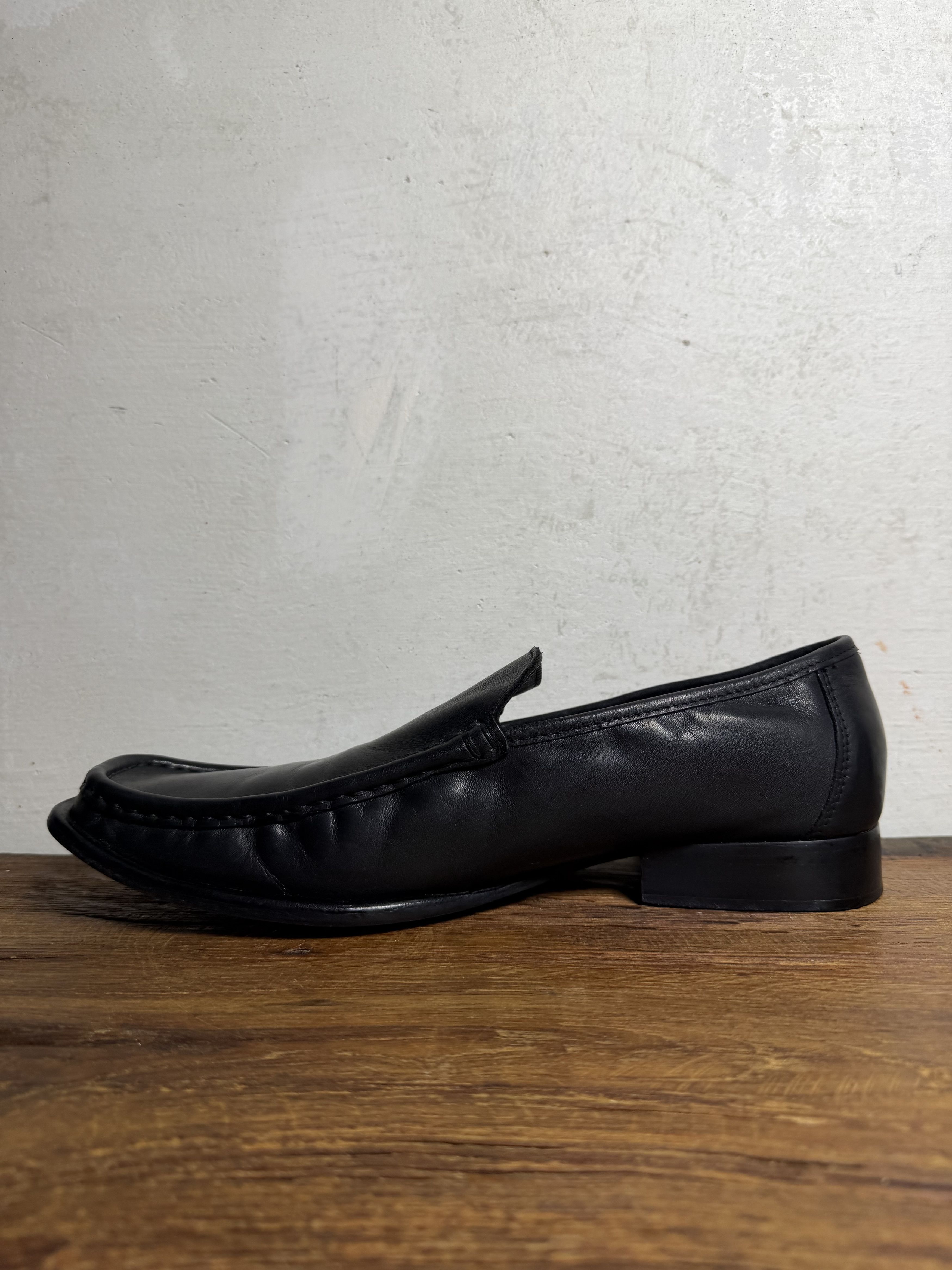 Handmade Bertie Leather Tremenoues Square Toe Loafers Size US 11 / EU 44 - 4 Thumbnail