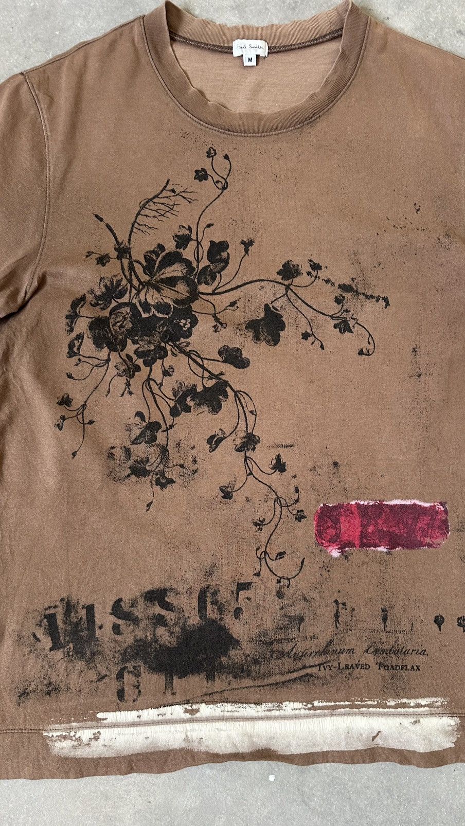 Paul Smith VINTAGE PAUL SMITH PAINTER DISTRESSED TEE Size US M / EU 48-50 / 2 - 2 Thumbnail